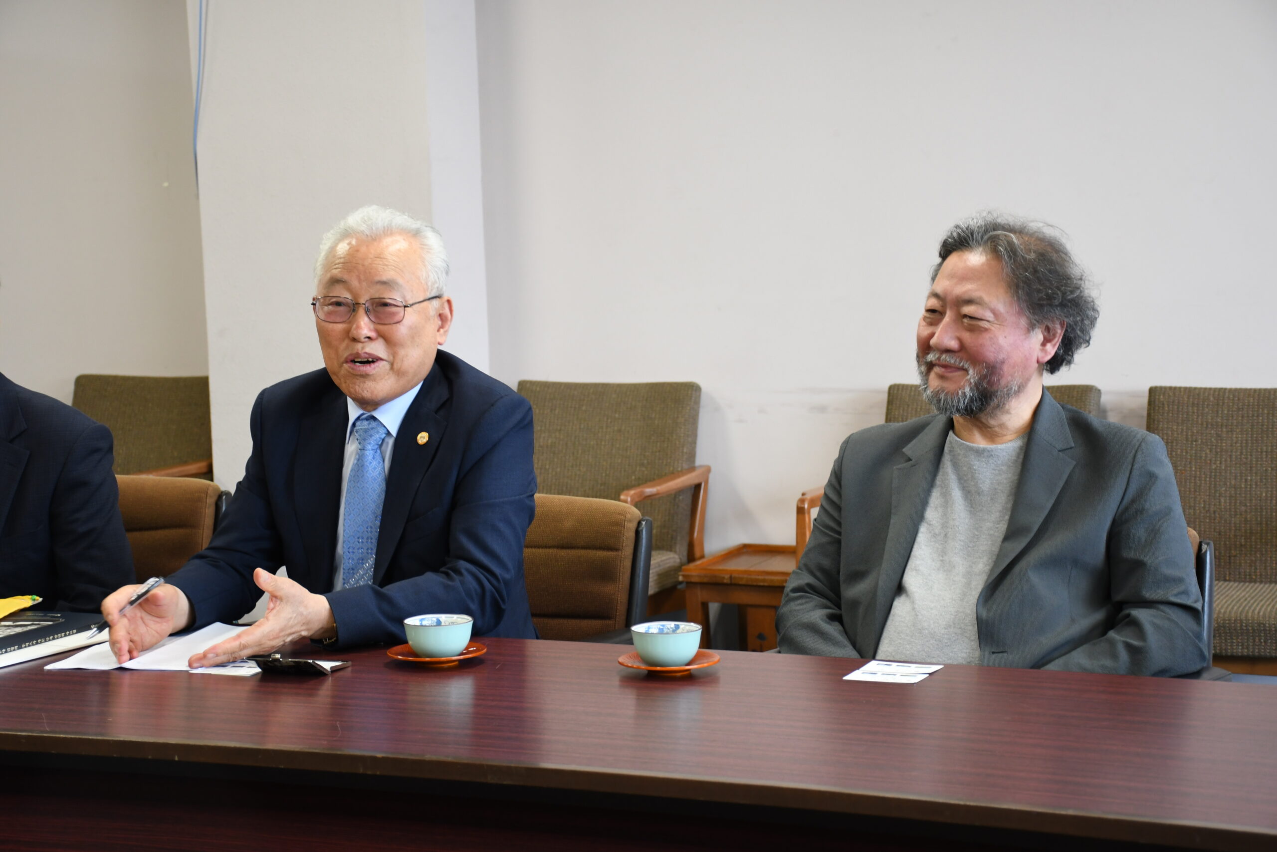 韓国の藤塚鄰（前沢出身）研究者、故郷を視察し「感動」