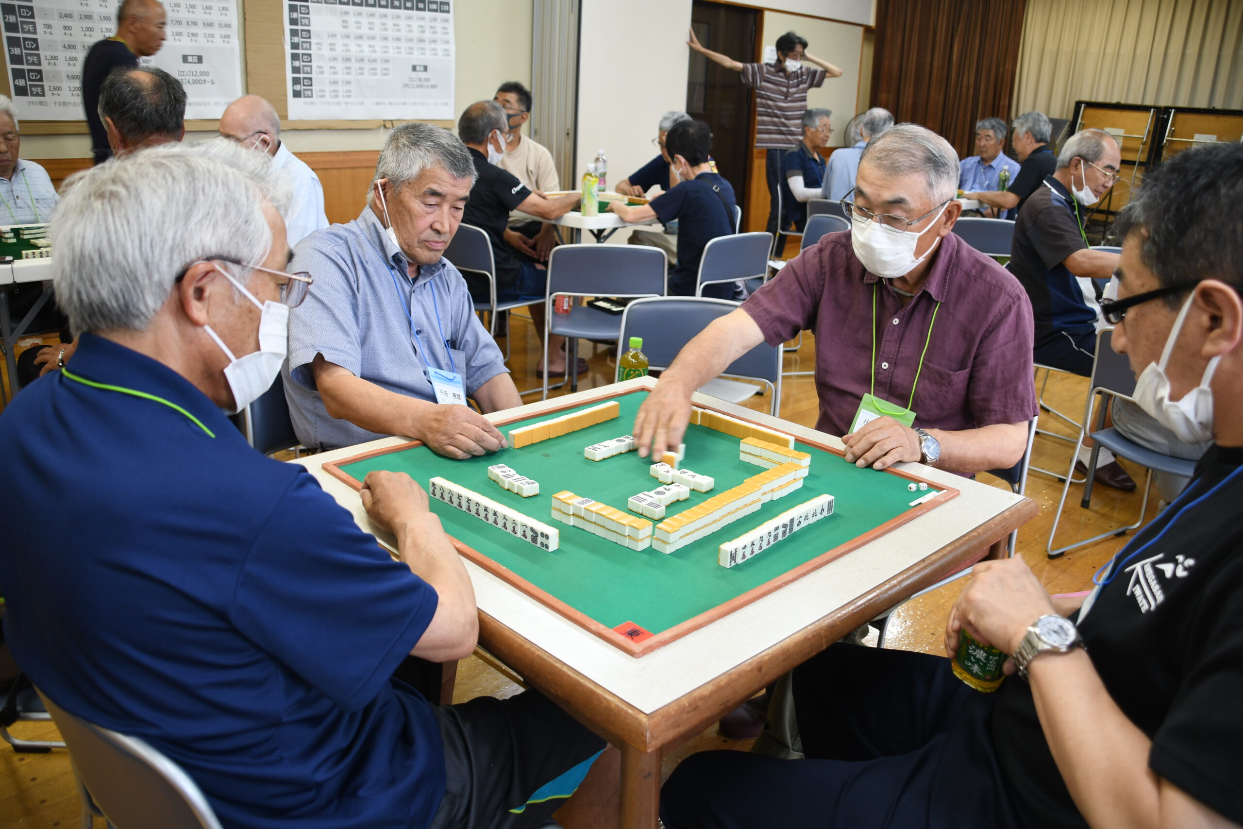 頭脳戦楽しみ交流「健康マージャン」大会、初開催（金ケ崎の街地区）