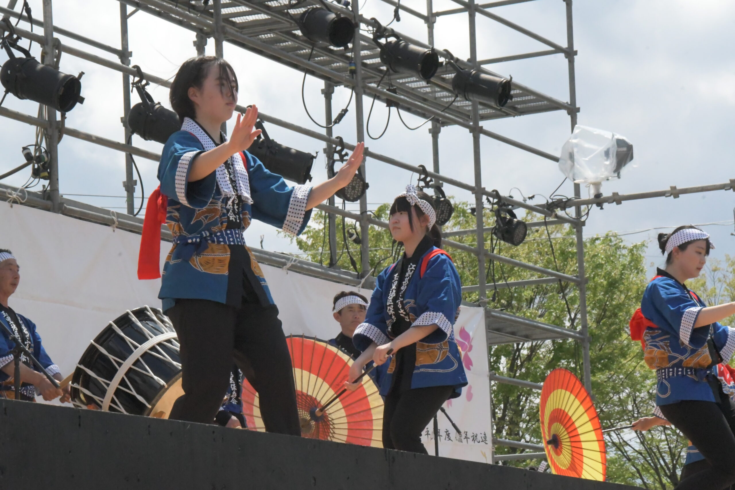 “玉里っ子”窮地救う  甚句踊り保存会ステージに登場  かつての伝承活動奏功（江刺甚句まつり）