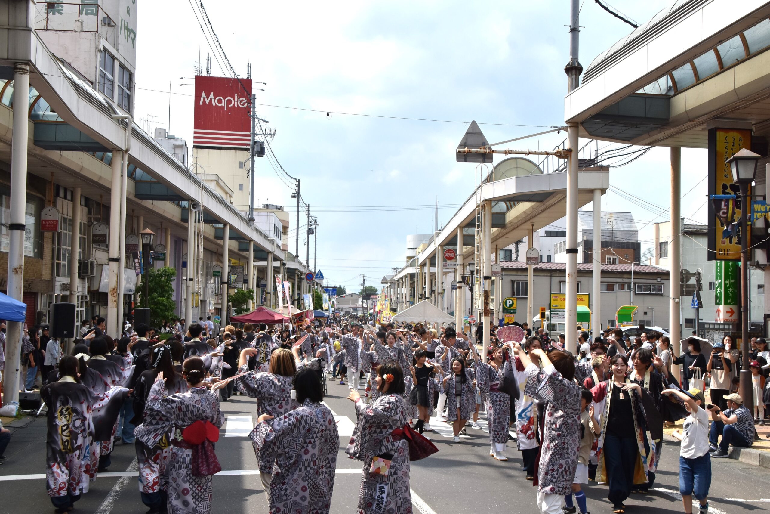 街なかに活気と笑顔、水沢商人まつり盛況