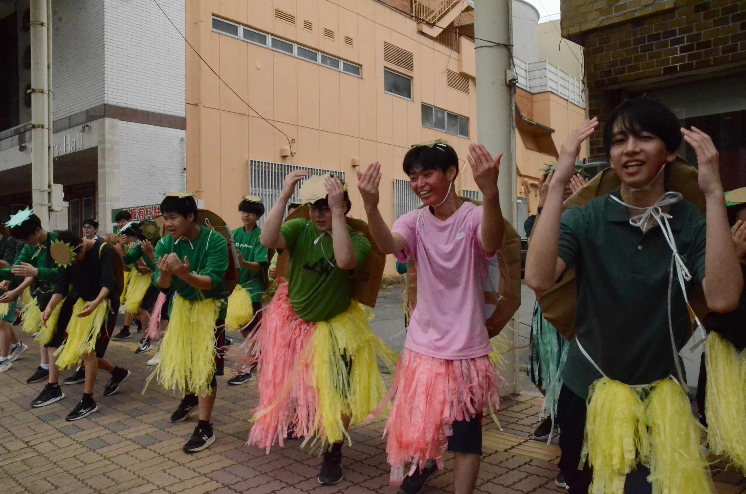 きょう運動会だ！ヤッホホー、水沢高生　伝統の「カッパ踊り」でユーモラスにＰＲ