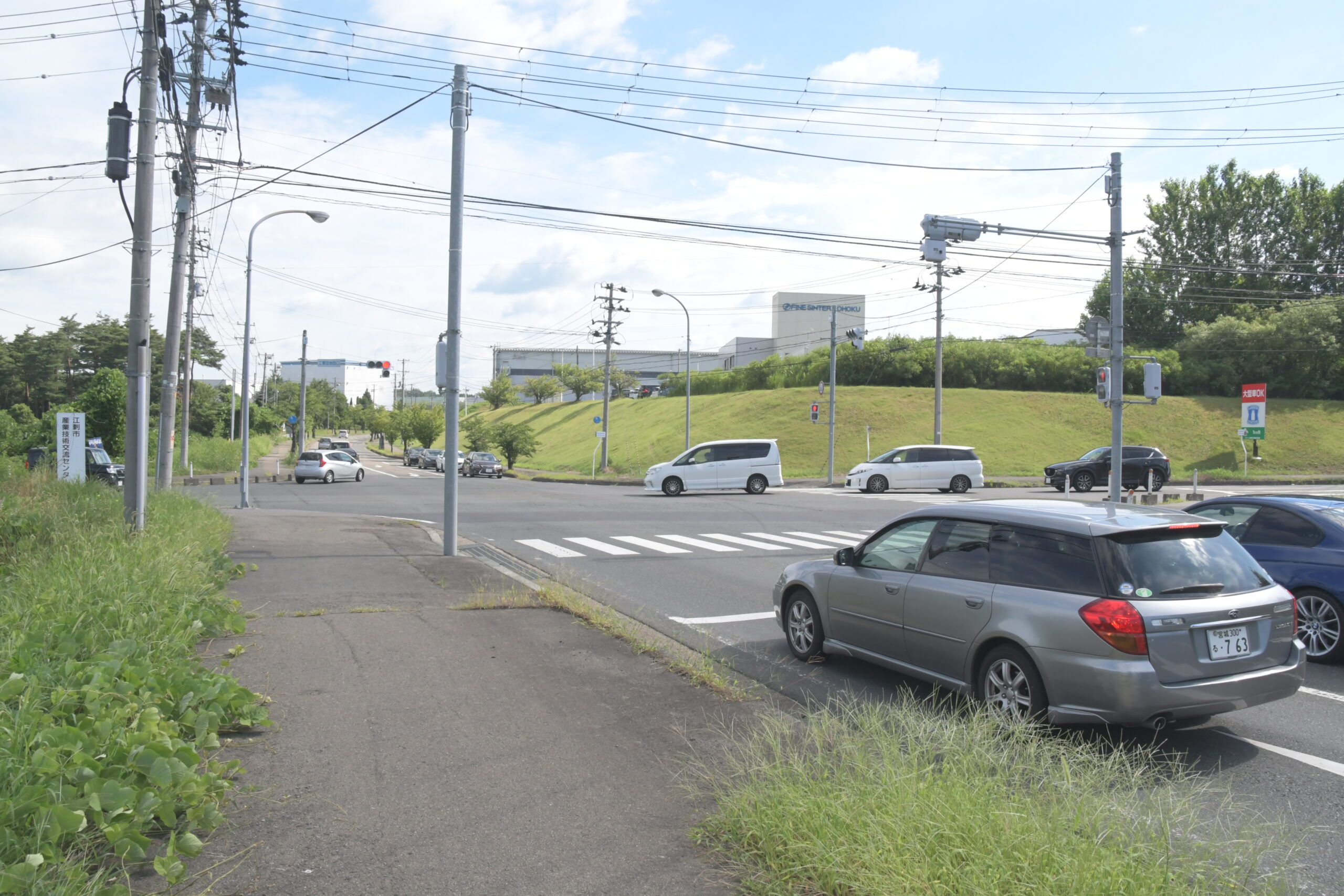 工業団地の通退勤渋滞問題、周辺道路でも対策を（江刺）