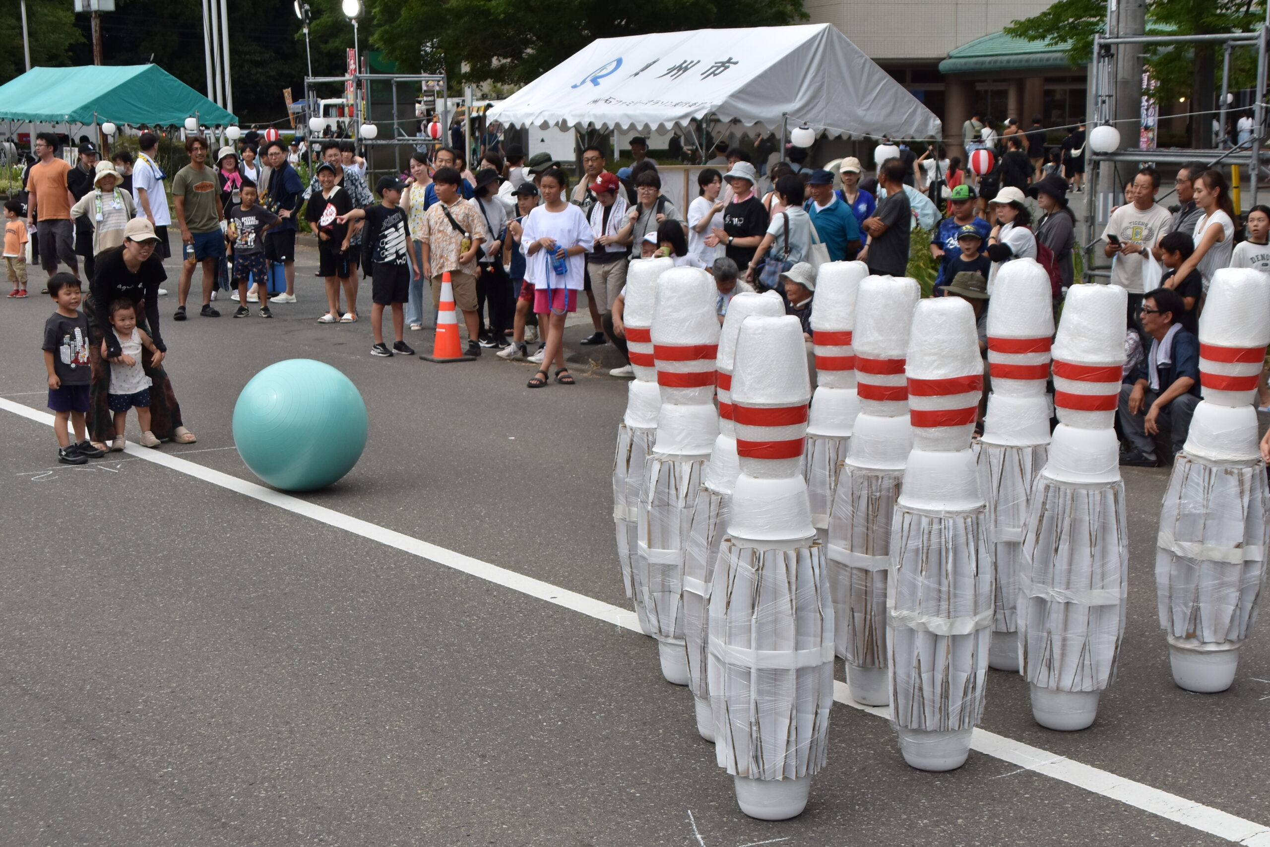 水の郷夏祭り　催し多彩”音頭”も復活、「農はだて」後継　装い新たに  （胆沢）