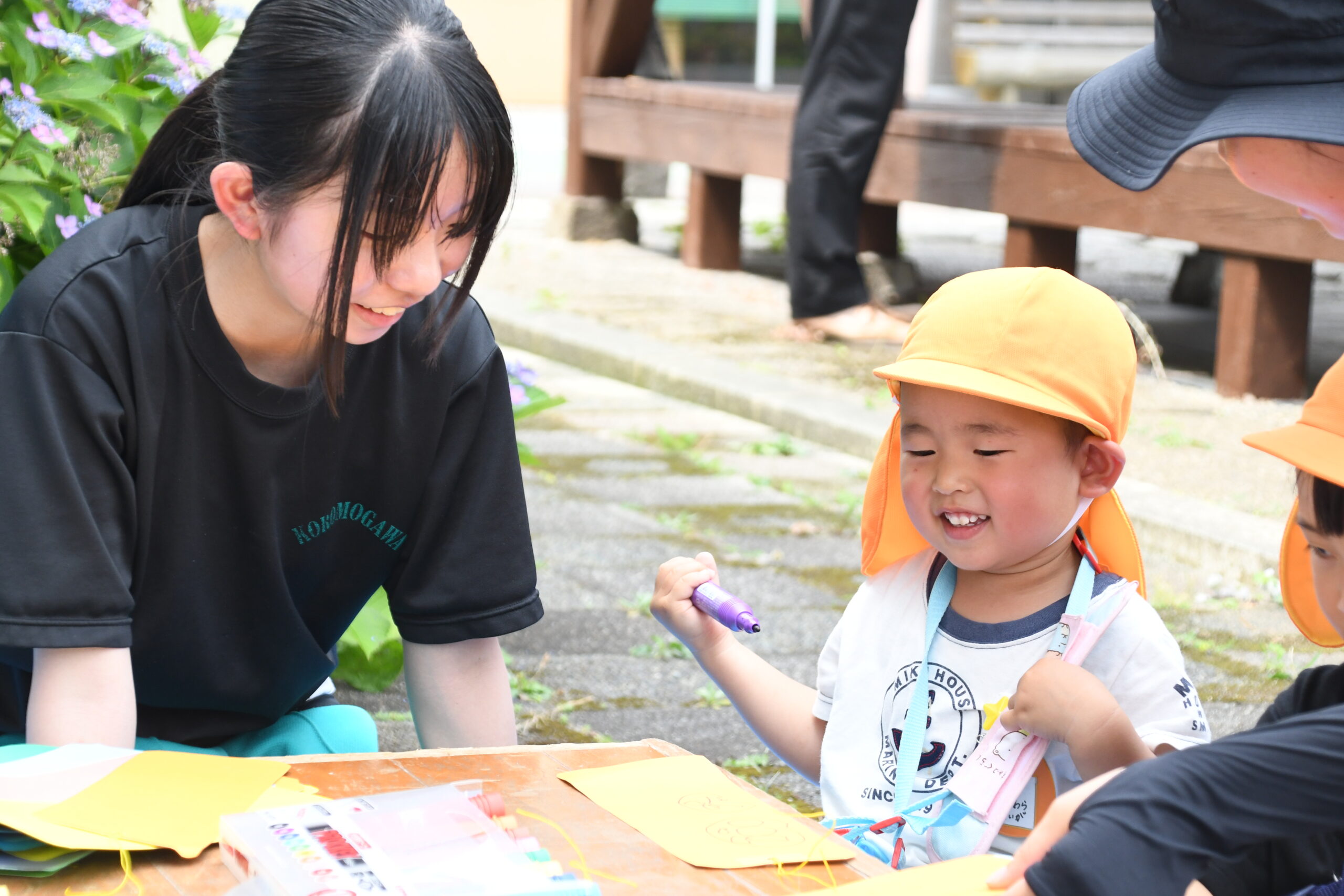 七夕祭り　園児と楽しく 衣川中の地域再生プロジェクト 生徒が企画、育む郷土愛
