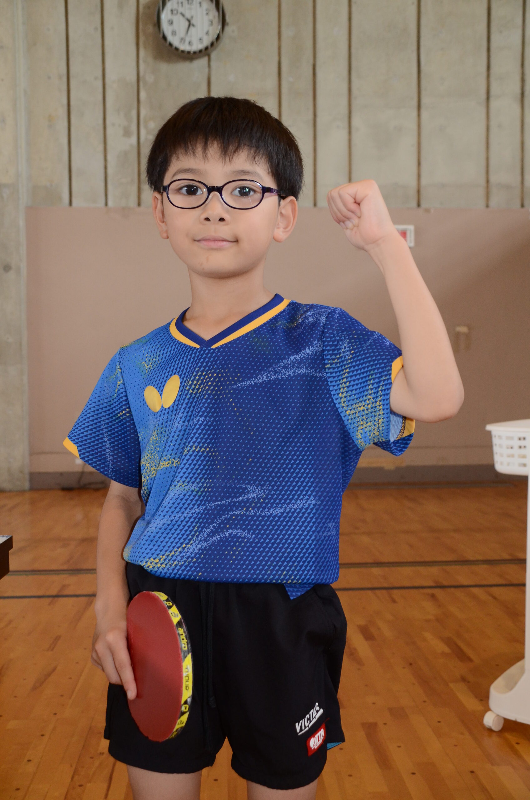 伊東侑祐君（金ケ崎小１年）、２５日から全日本卓球選手権に出場