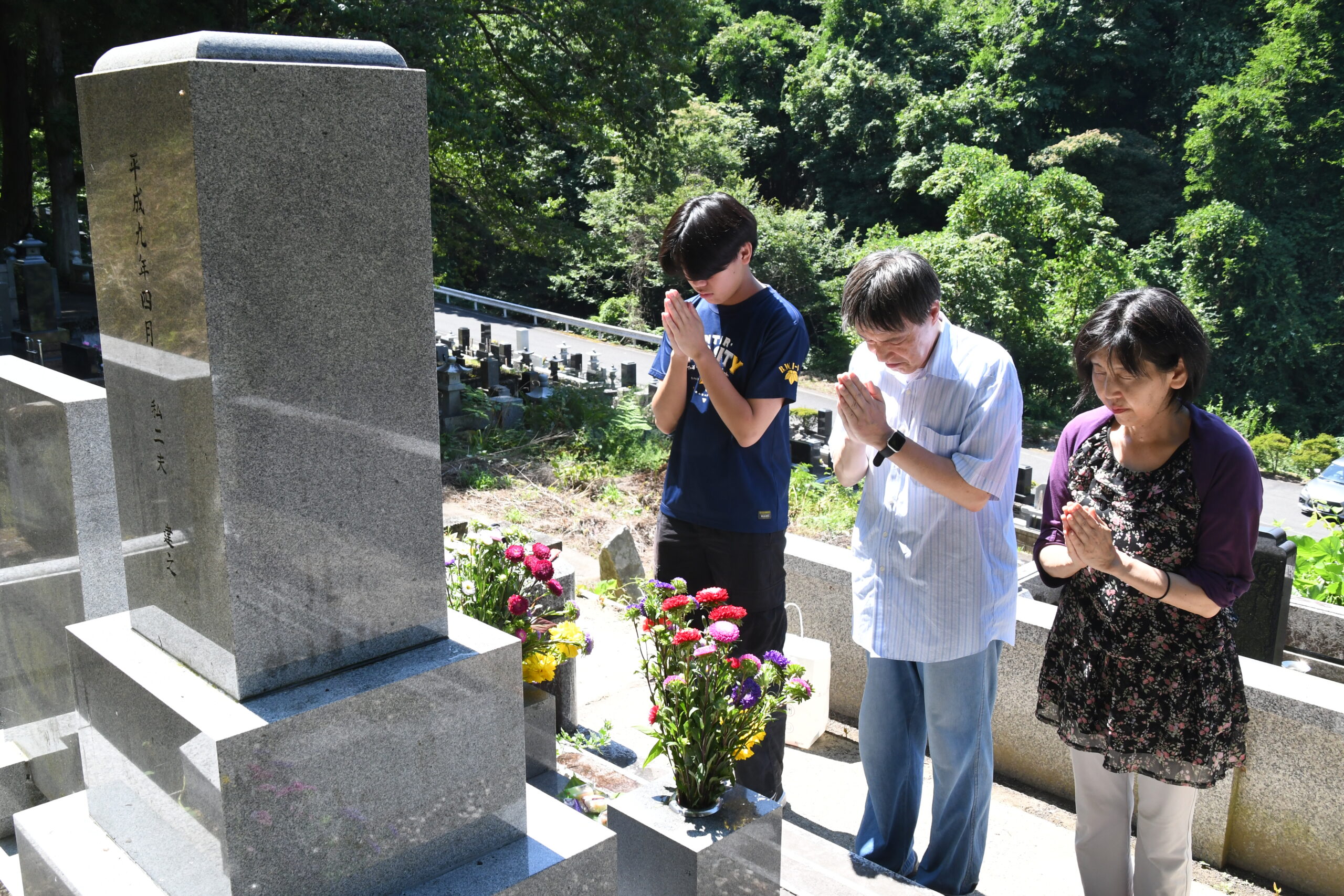 先祖思う 盆の入り（胆江）