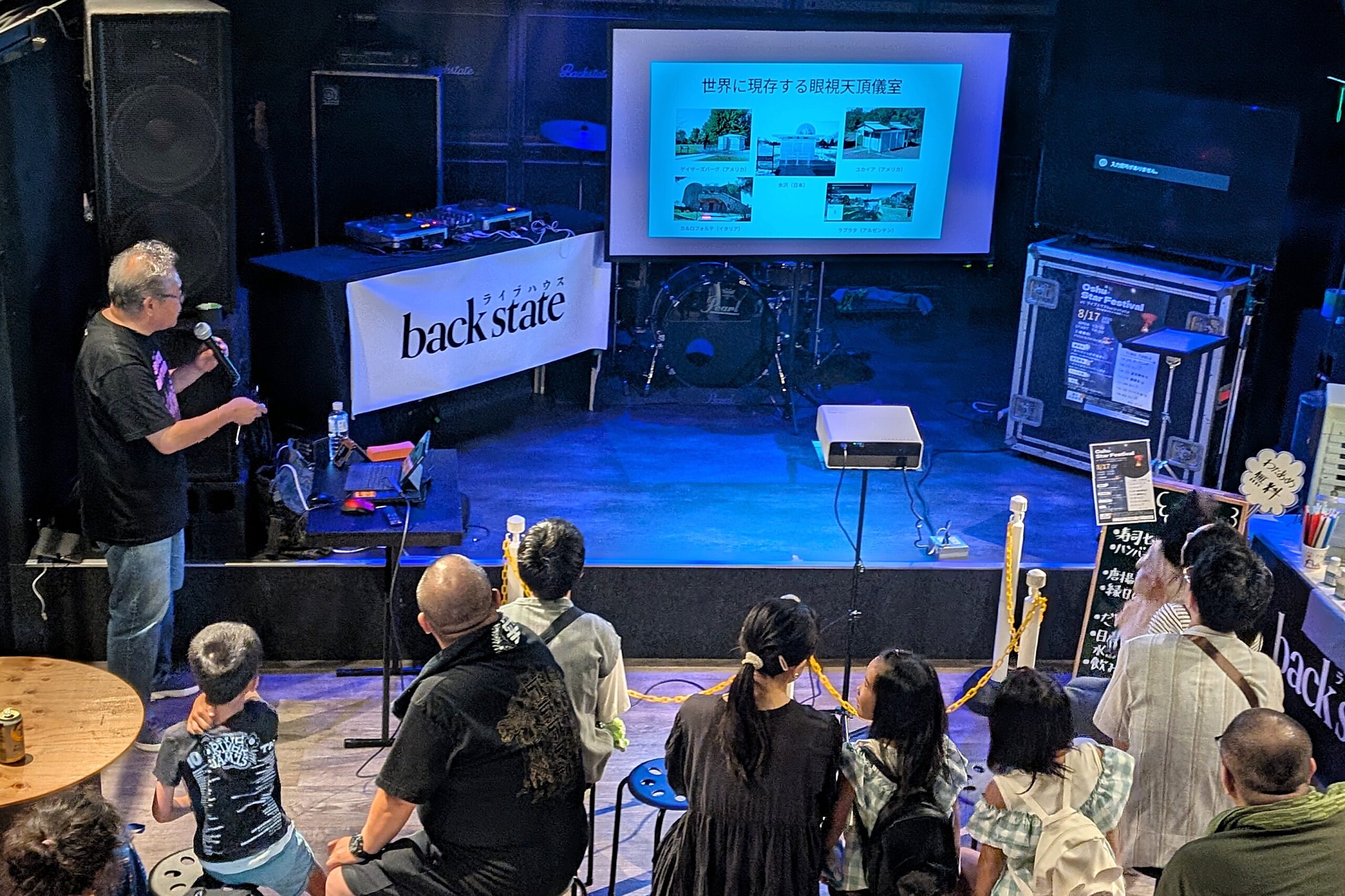 すごいぞ水沢の天文台  ライブハウスで“異色”講演会 、歴史的価値を丁寧に解説