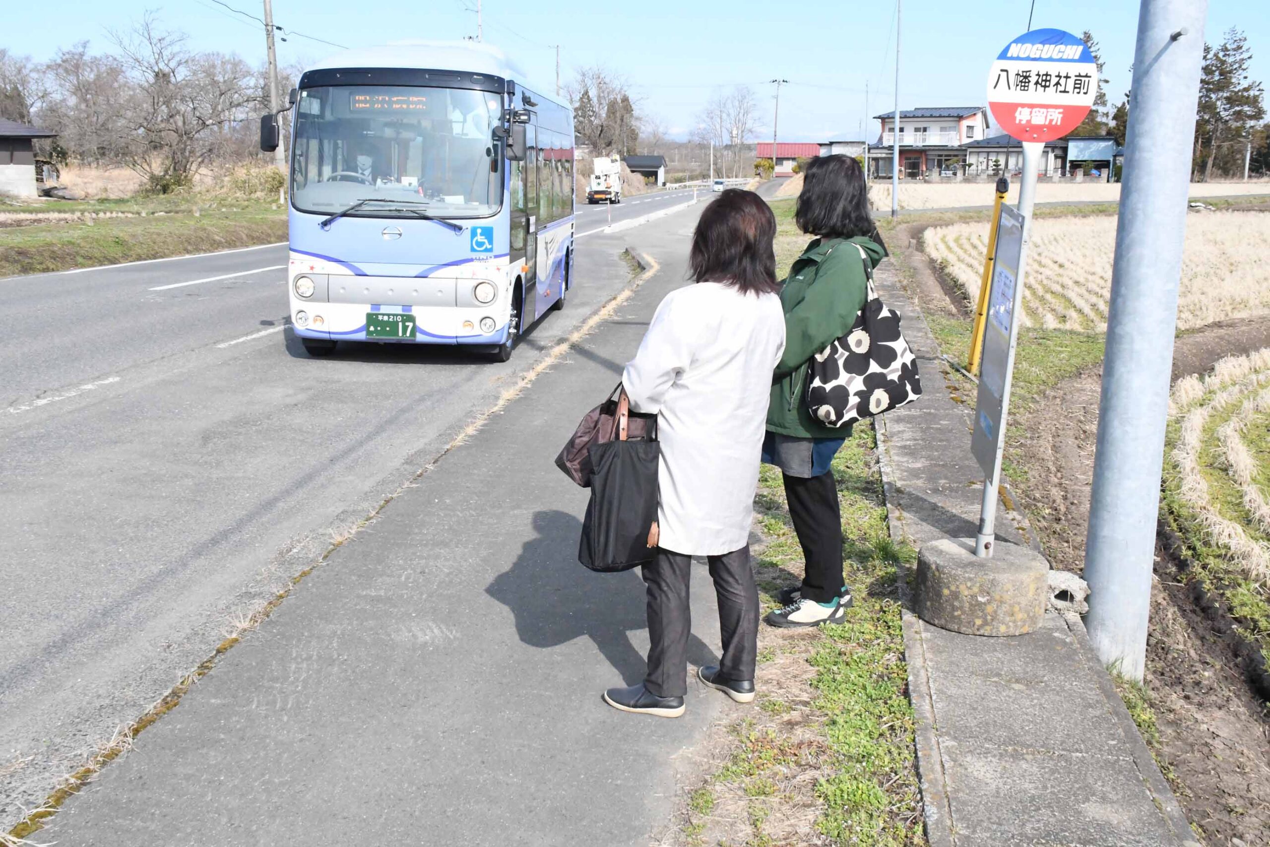 「水沢金ケ崎線」試験運行が年度末終了
