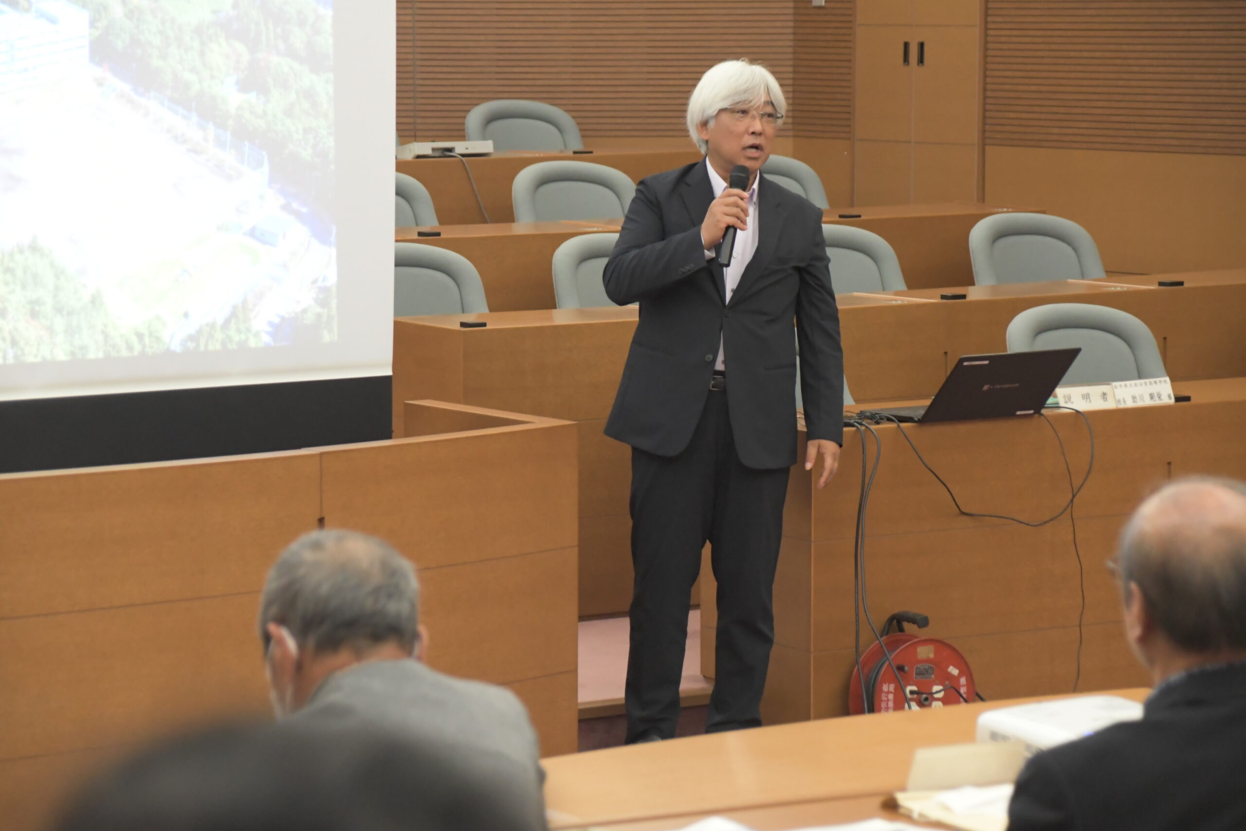総合学科の特徴や農・工２系列縮小方針の影響　岩谷堂高校長、地域会議で情報共有