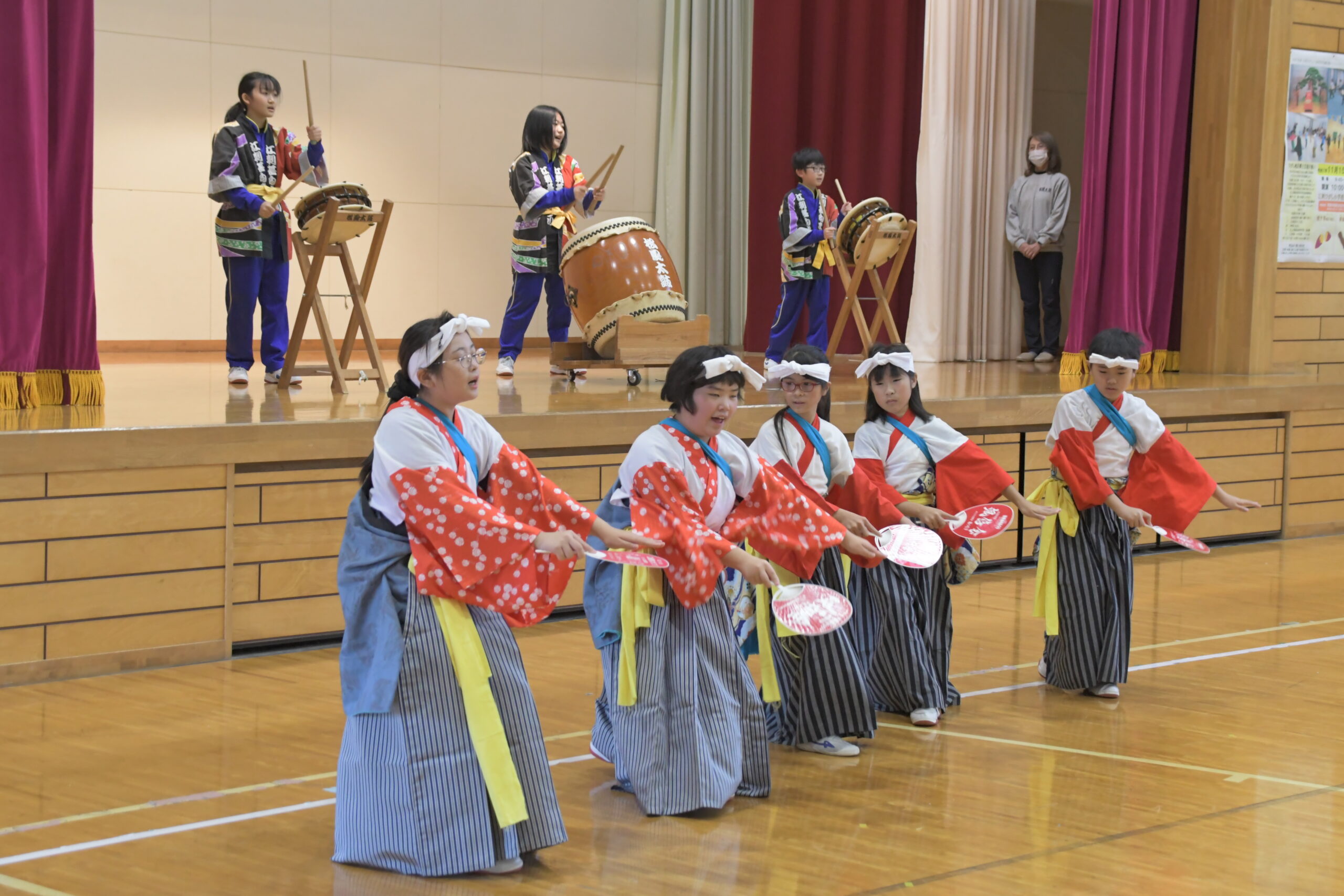 絶やすまい伝承の心　郷土芸能の集い初開催（江刺ひがし小）