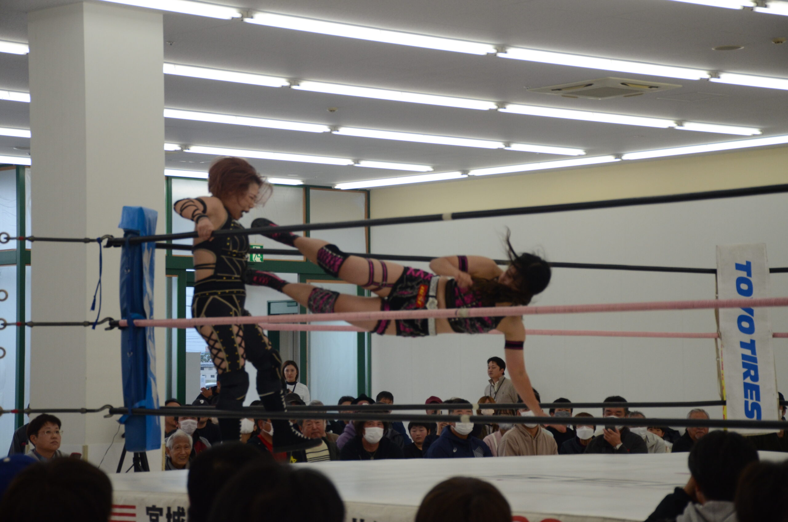 空き店舗満たす熱気、プロレス興行大盛況　地域活性化へ不動産会社が企画（水沢）