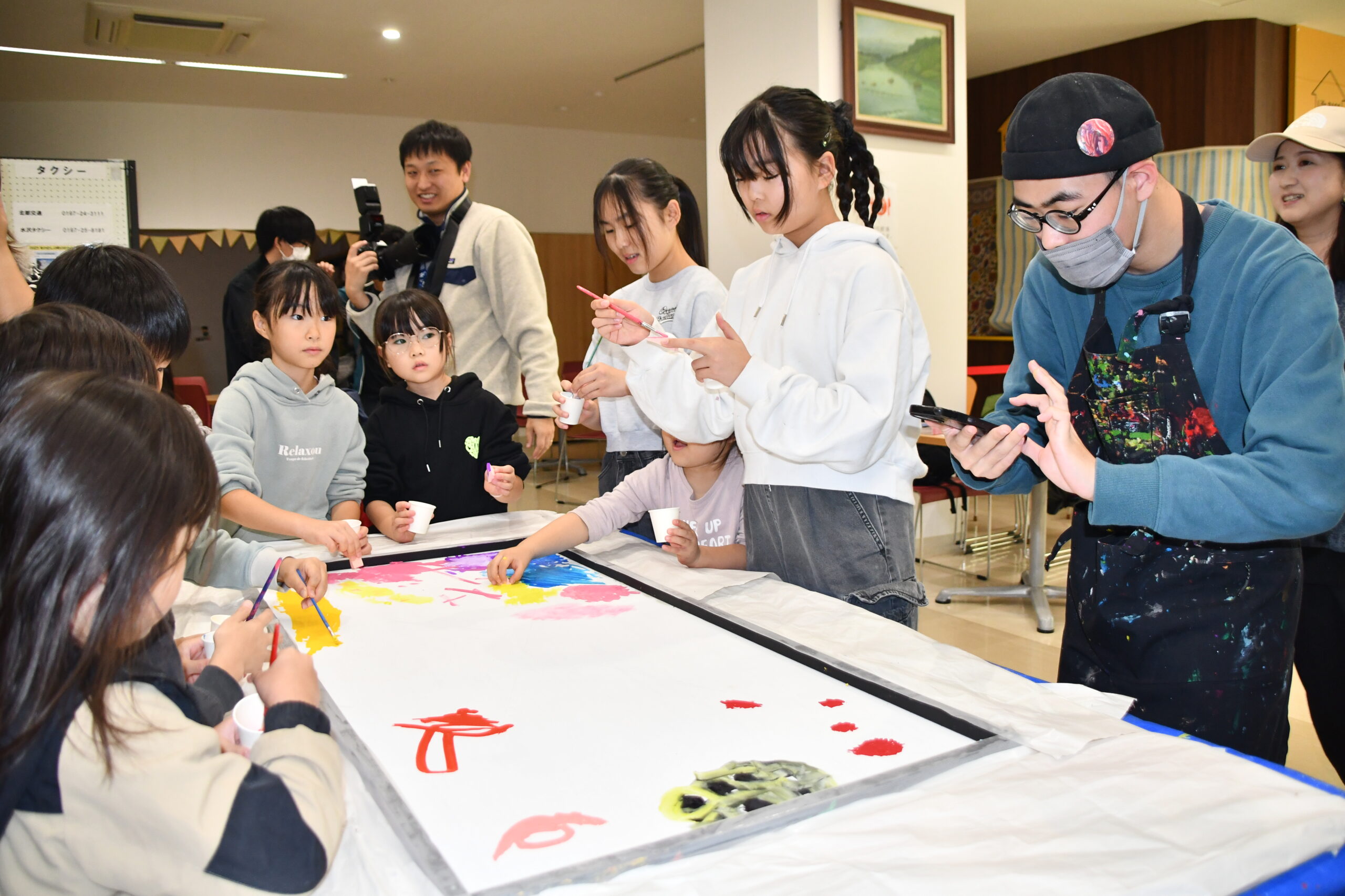 感性重ね合い共同制作、柏山大生さん迎えWS（奥州市主催）