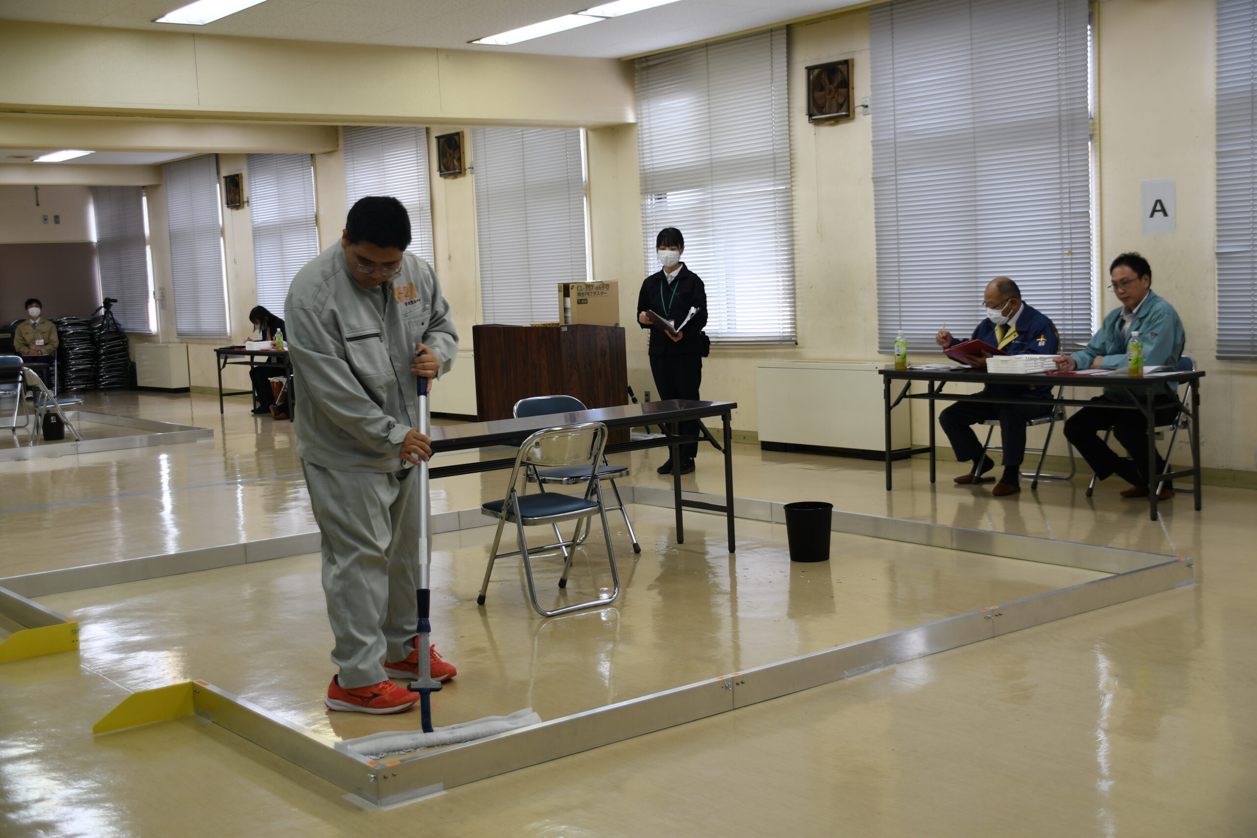 学校で培った技能発揮　金ケ崎で特別支援学校技能認定会