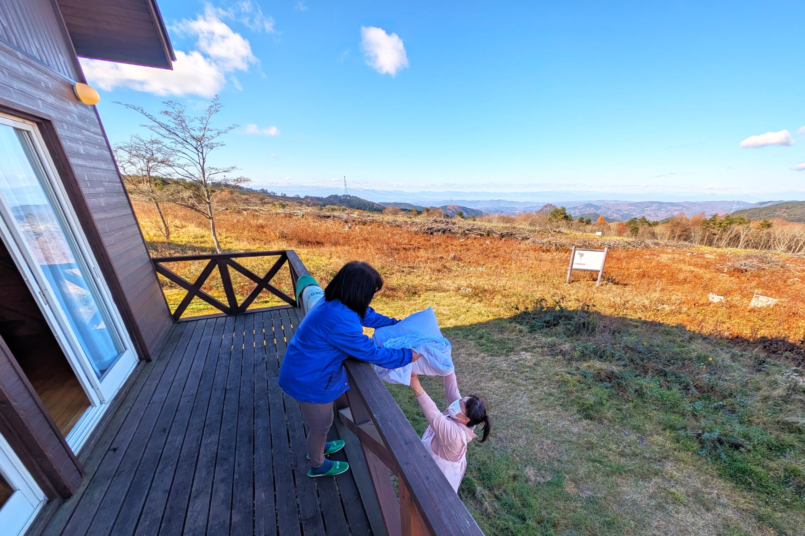 種山高原星座の森で冬ごもり準備、今季営業が終了（江刺）