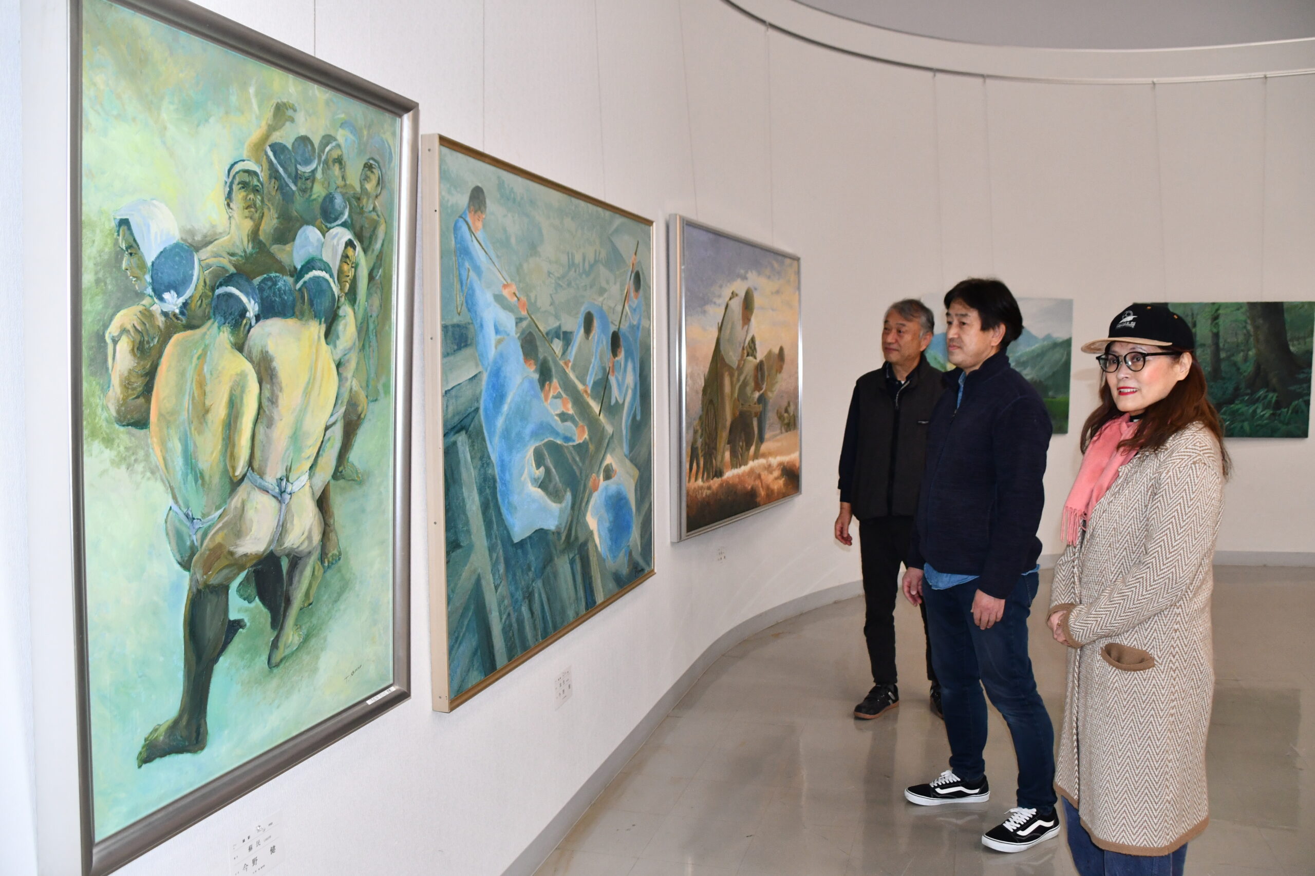 美術創作集団ら・ふれえど作品展 会員ら力作多彩に３４点 | 株式会社胆江日日新聞社株式会社胆江日日新聞社