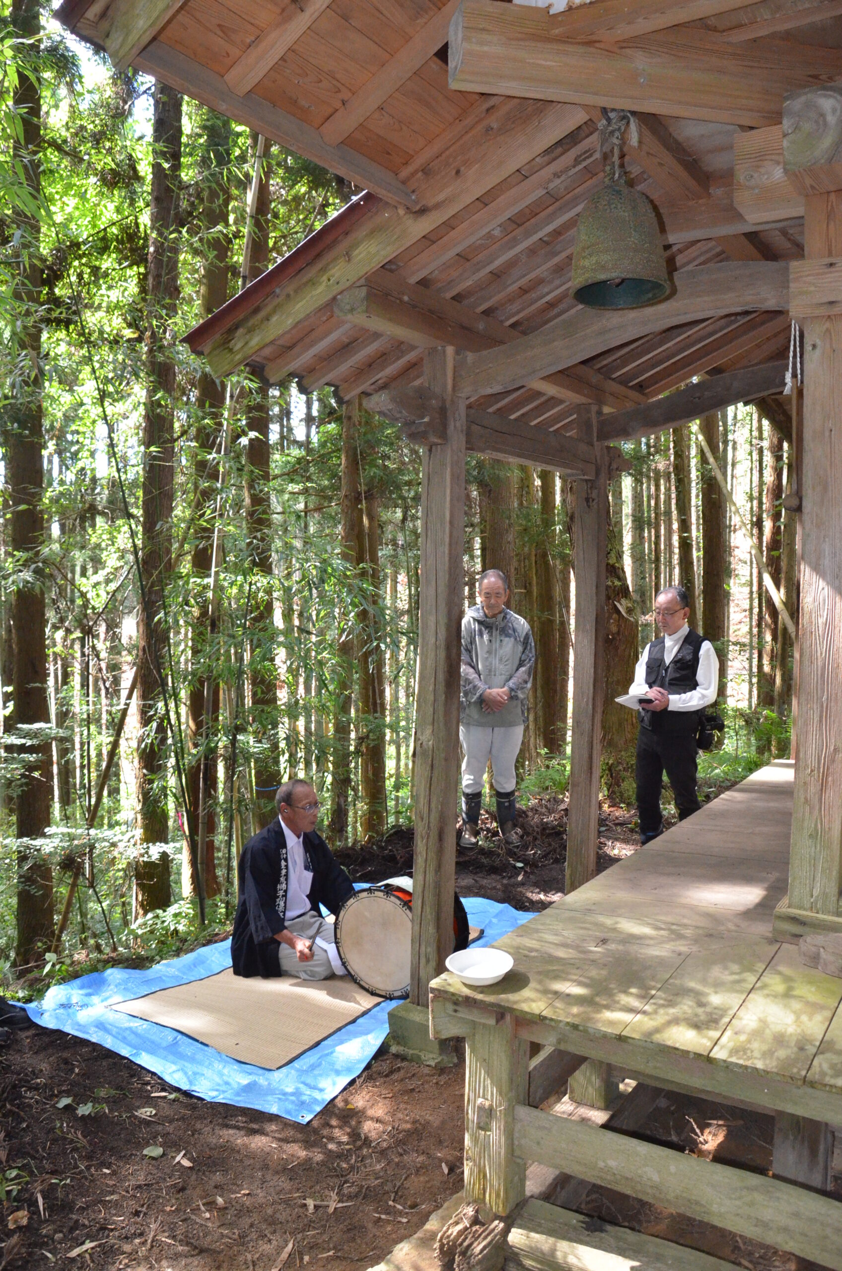 薬師堂抱く“いのちと志の森”  次代へつなぐ再造林（江刺・梁川）