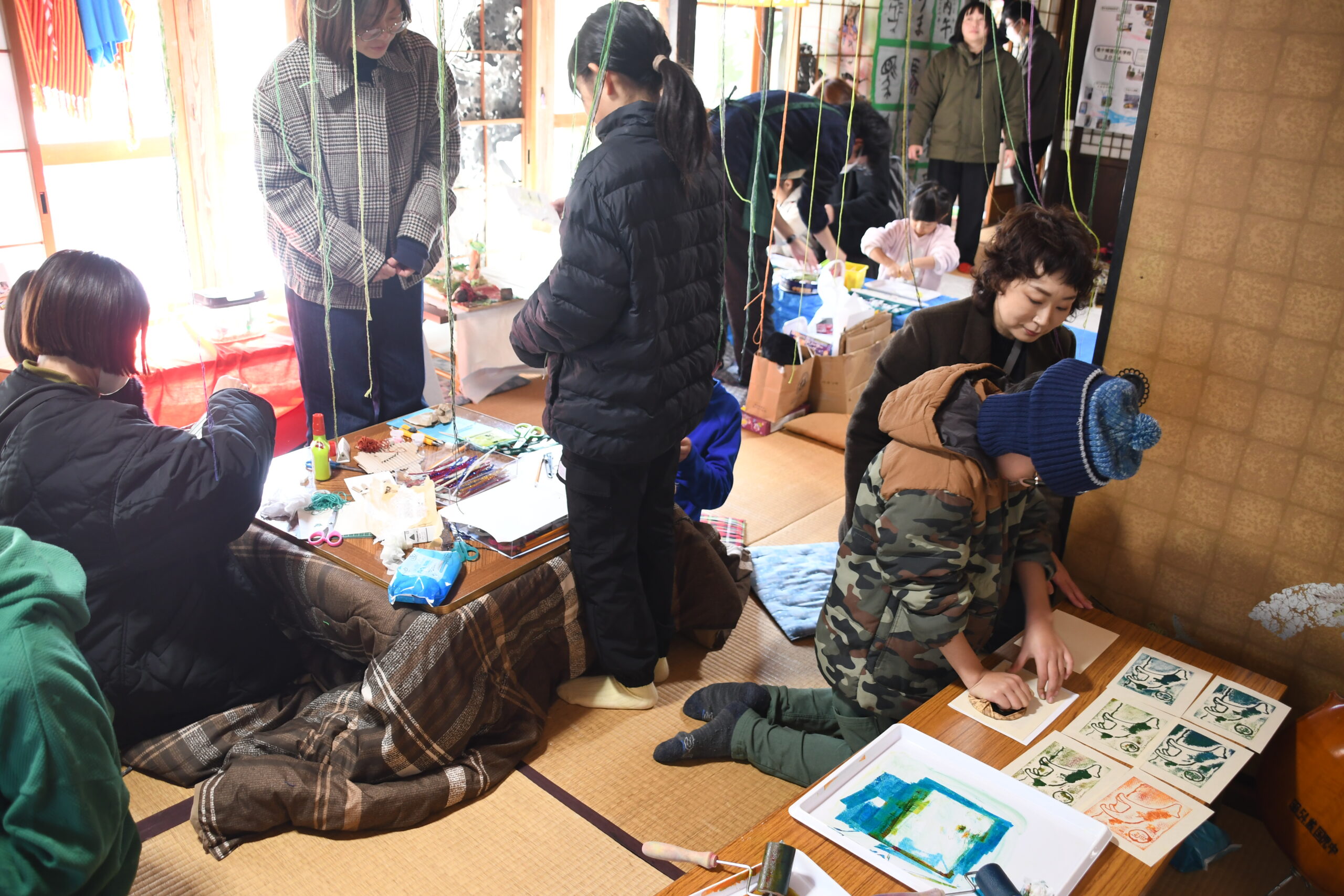 創作通し新春準備  城内農民芸術祭が閉幕（金ケ崎）