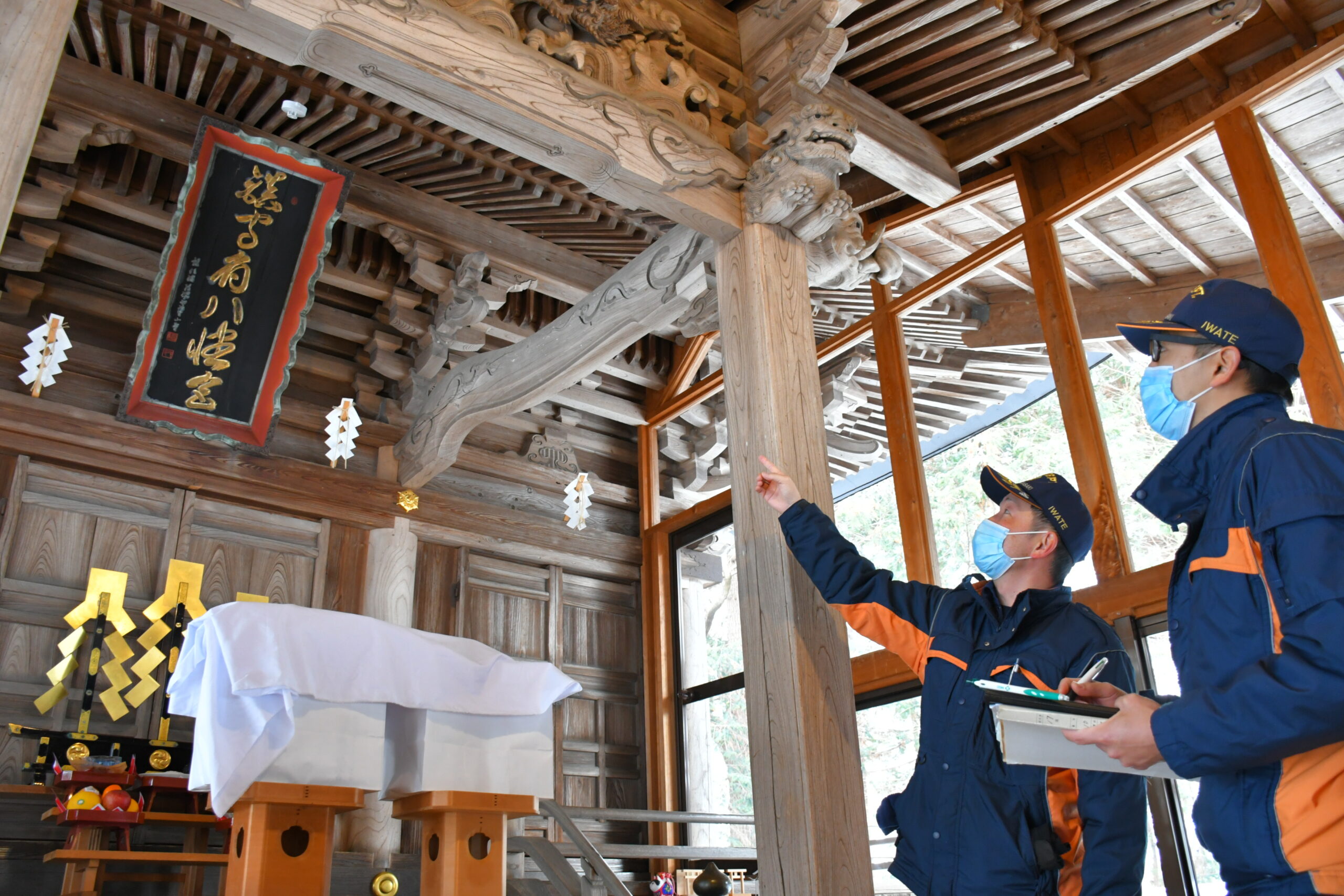 守る地元文化財　高める愛護意識、「防火デー」でパトロール（市教委）