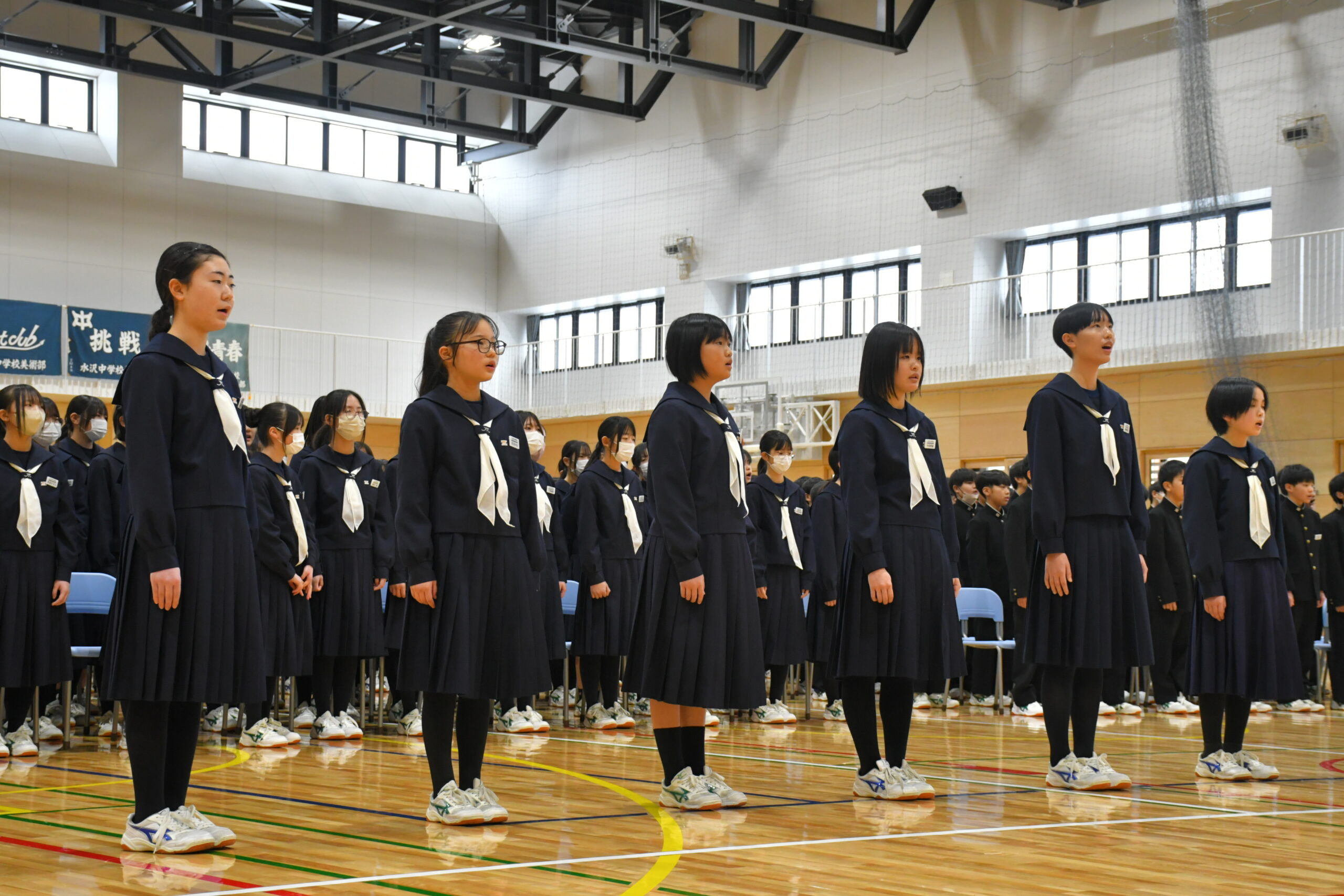地域に誇れる学校に、新校舎完成で感謝の会（水沢中）
