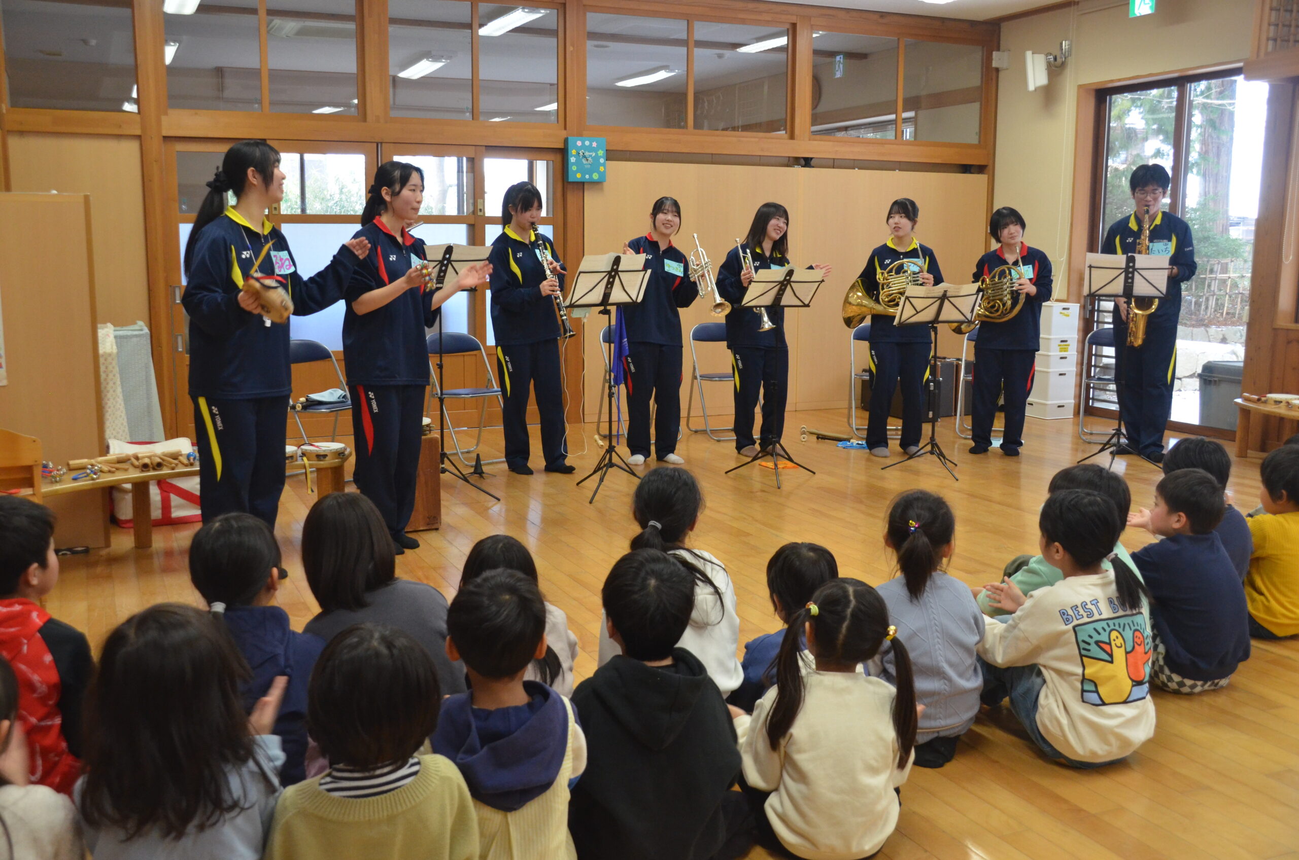 演奏演舞で異世代交流、課題解決へ探究活動（水沢高２年生）