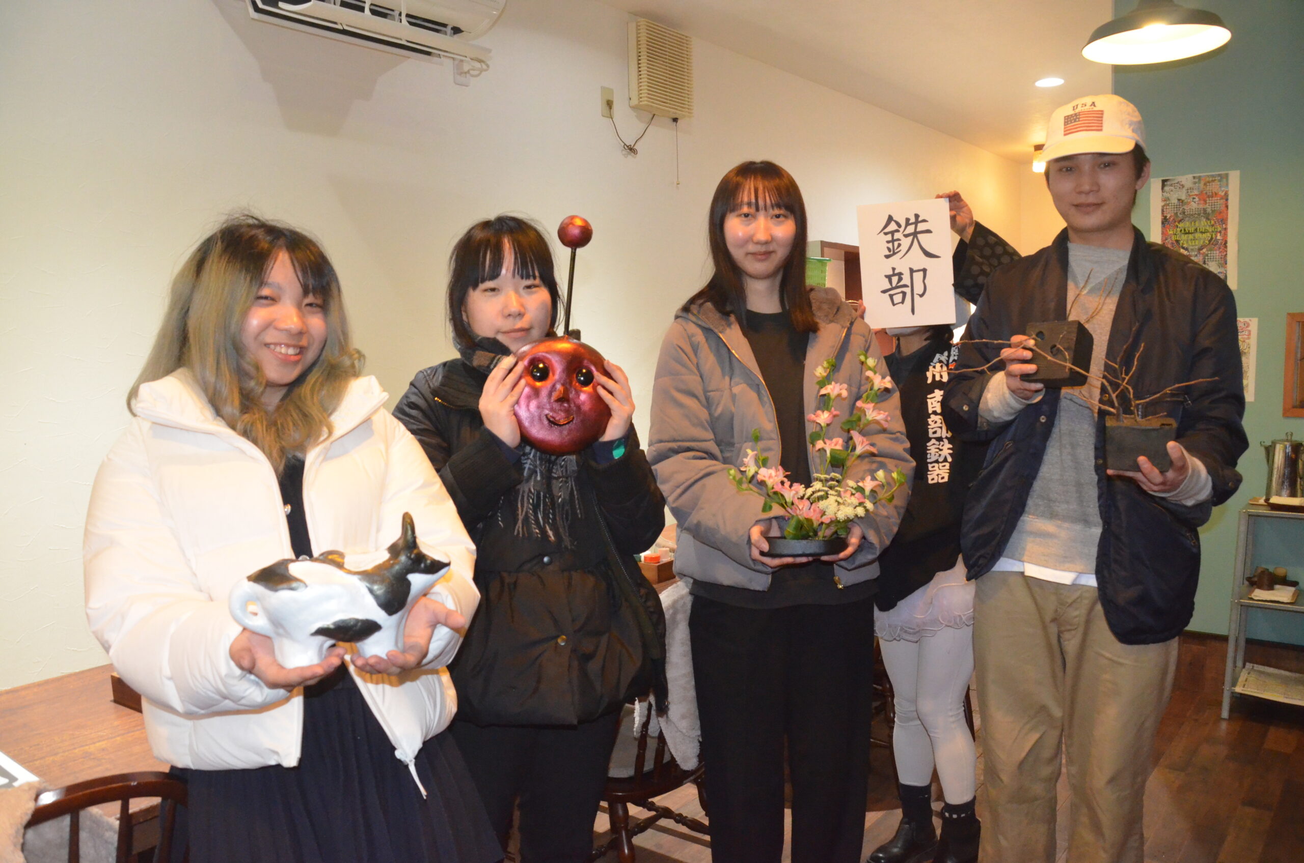 伝統の南部鉄器 身近に、県外学生がインターン（水沢）