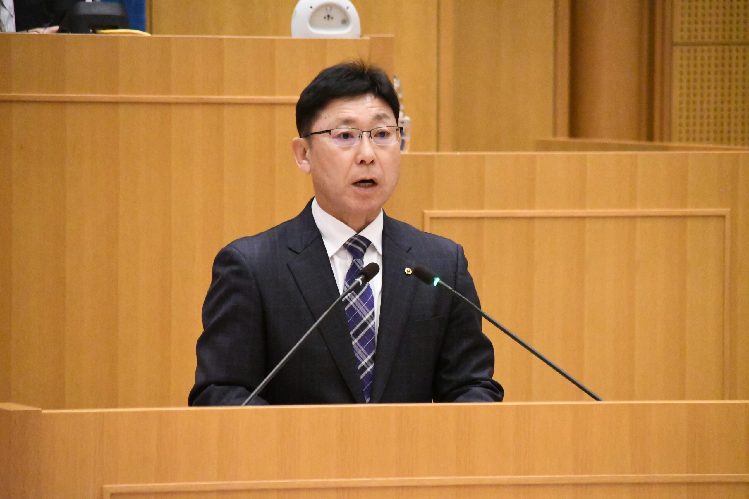 「対話型町政」を推進（就任初年度の高橋文浩金ケ崎町長が施政方針）