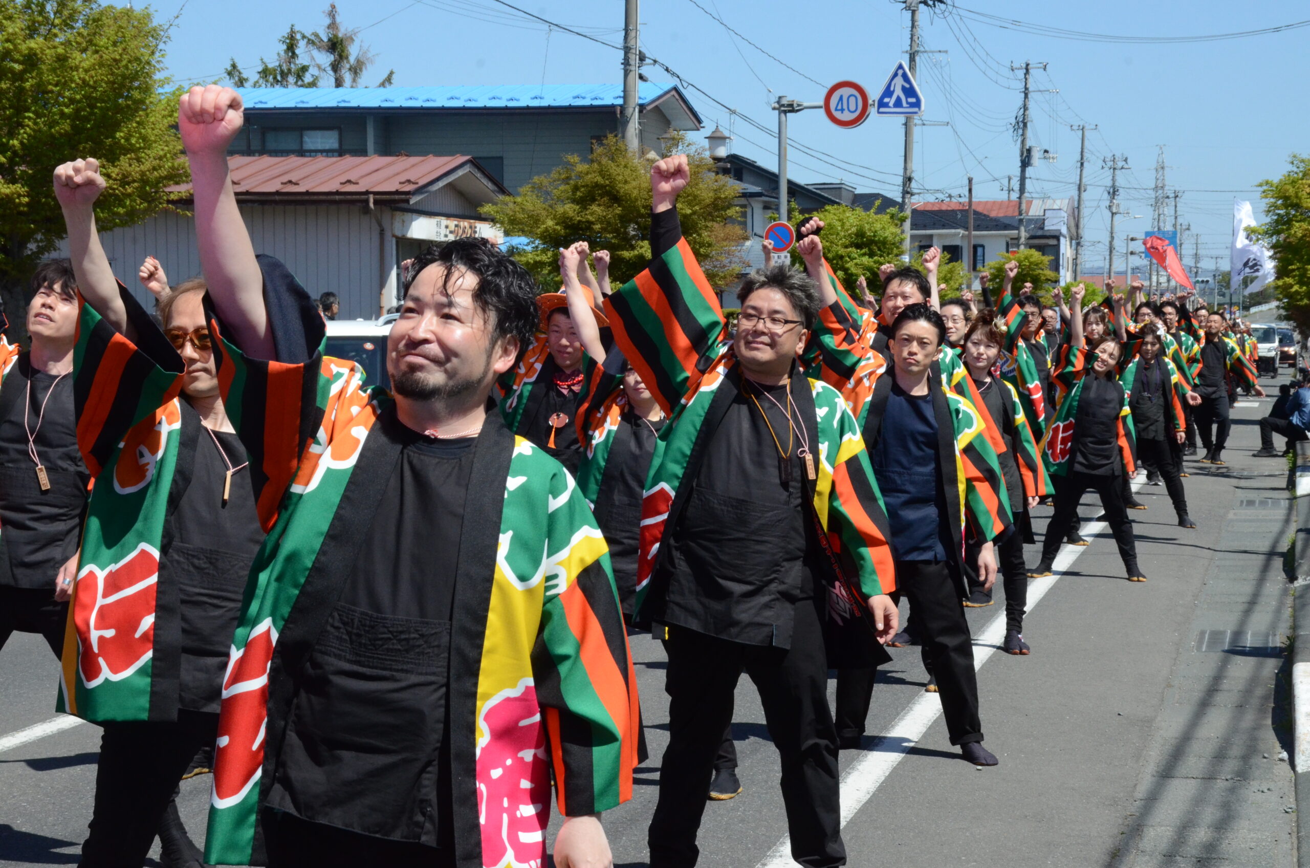 日高火防祭 雅な音曲　市街地響く 相次ぐ災害、地域の安寧願う声も