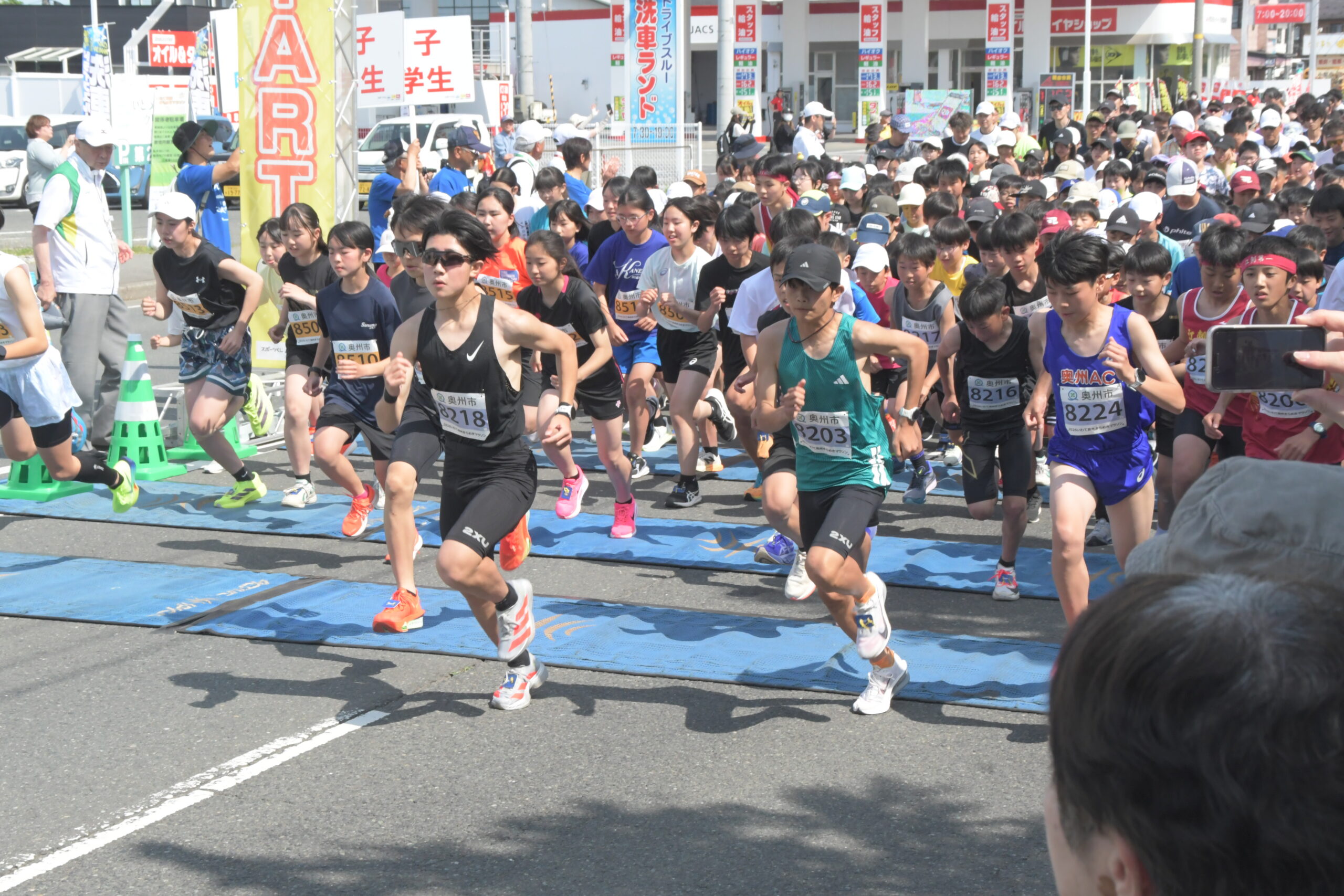 節目の第１０回を迎えた「きらめきマラソン」 薫風そよぐ奥州路駆ける