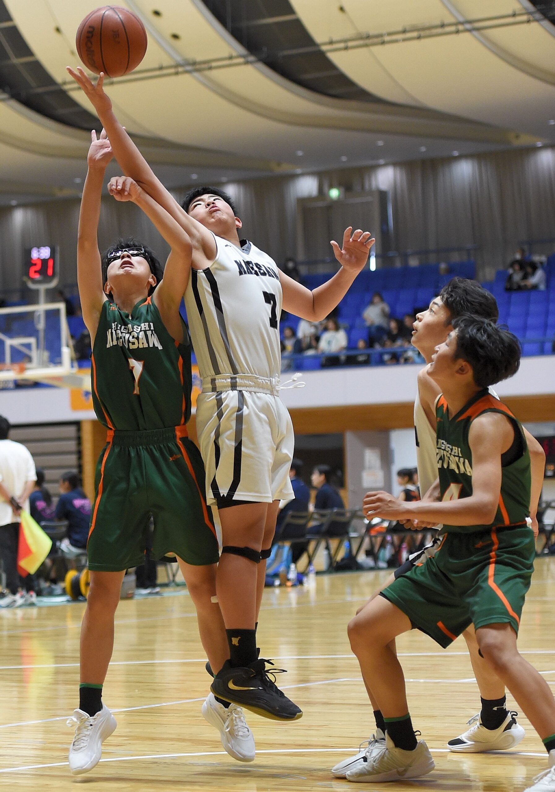 ◎胆江地区中学校総合体育大会／グラフその１