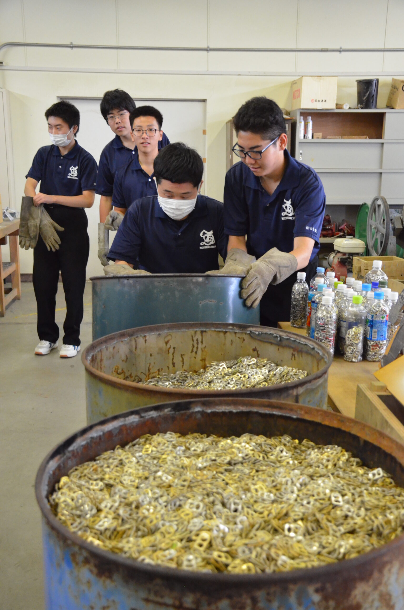 【水沢工高機械工作部】交通安全願い啓発看板　製作へ鋳造研究に挑む