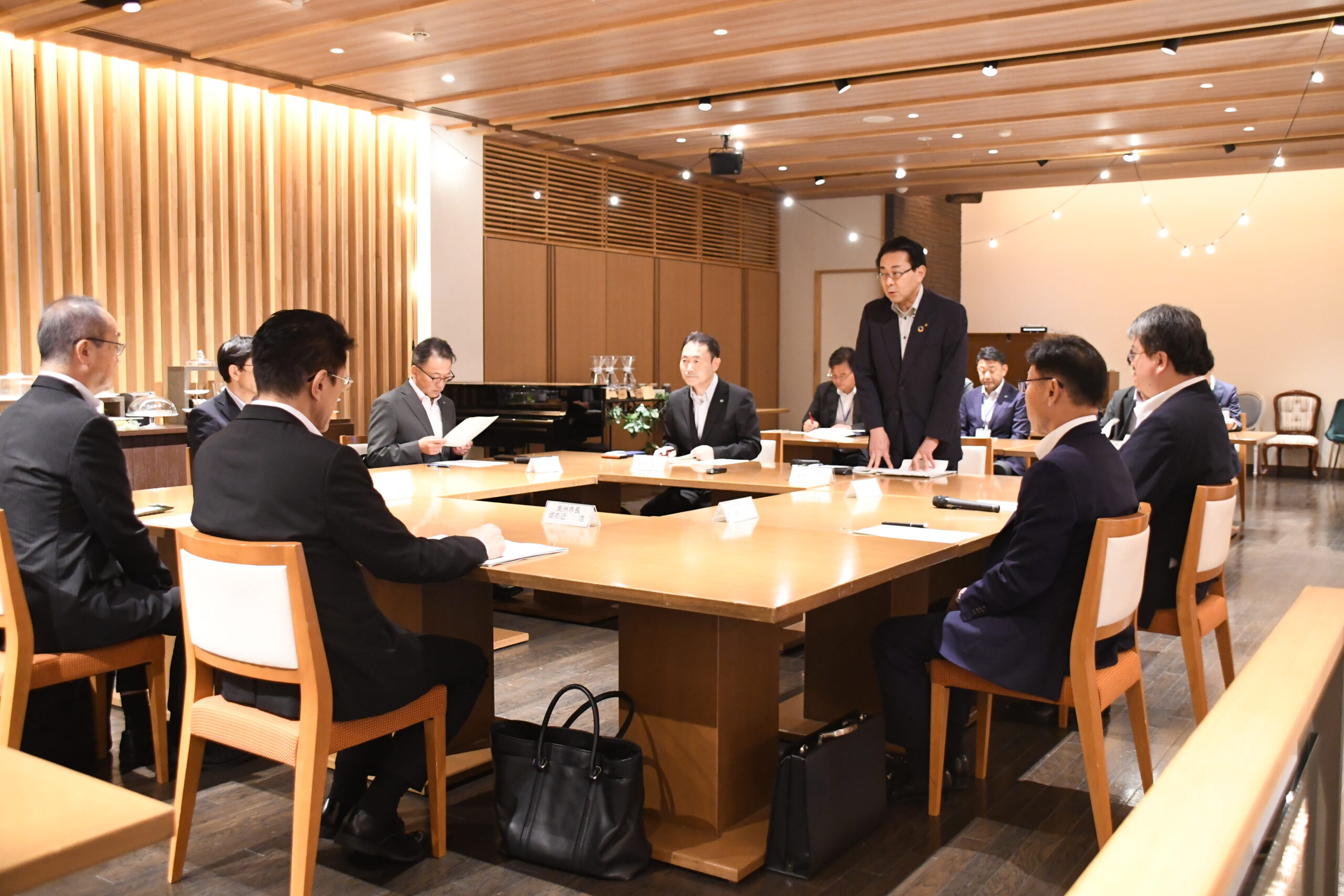 クマ対策も広域連携で（定住自立圏首長等会議）