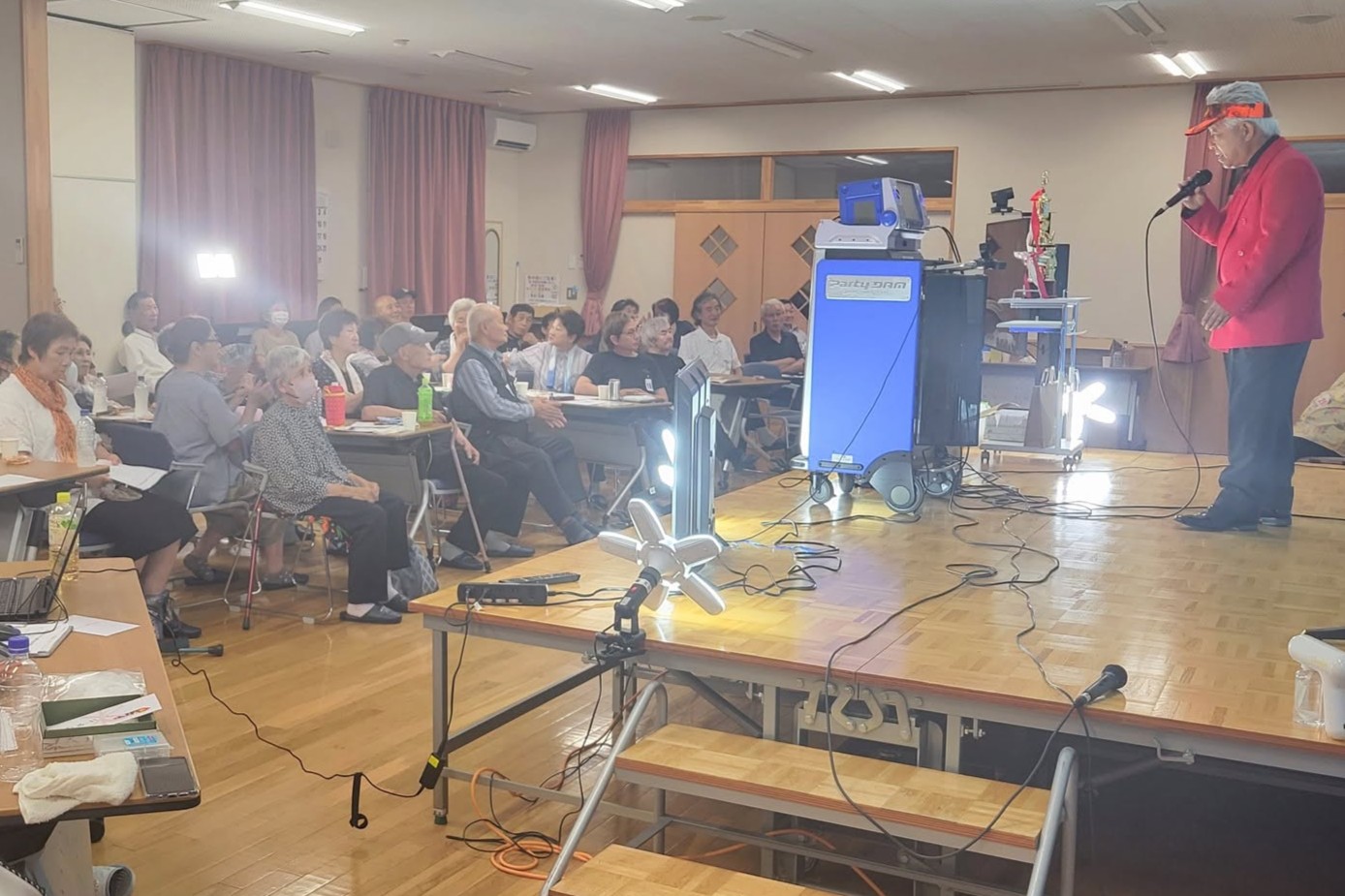 目指せ！“全米”Ｎｏ・１、江刺・米里振興会が初企画 盛大にカラオケ大会