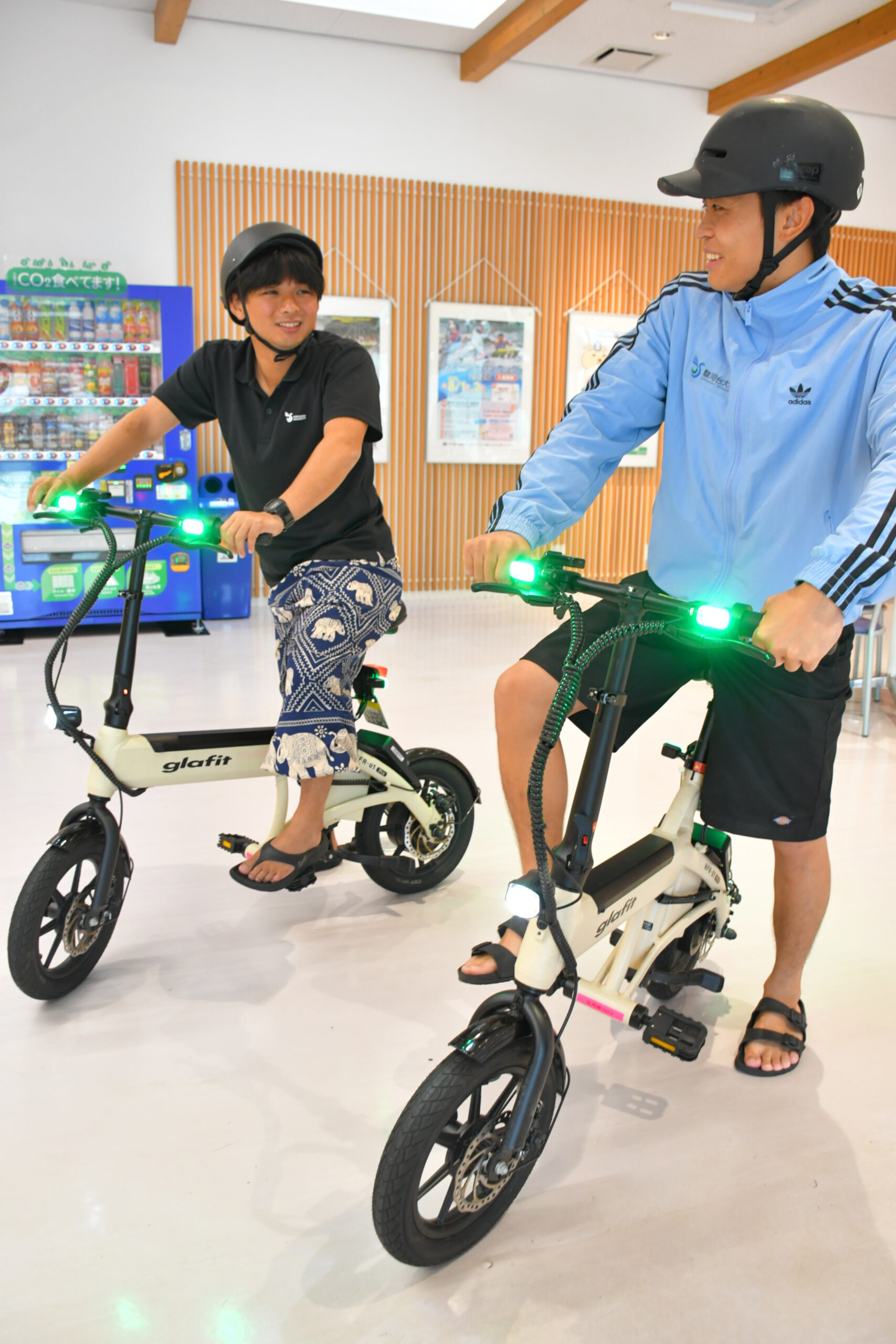 奥州湖観光　新たなアクティビティなるか、電動バイク移動サービス「ワンダライド」 （奥州市）