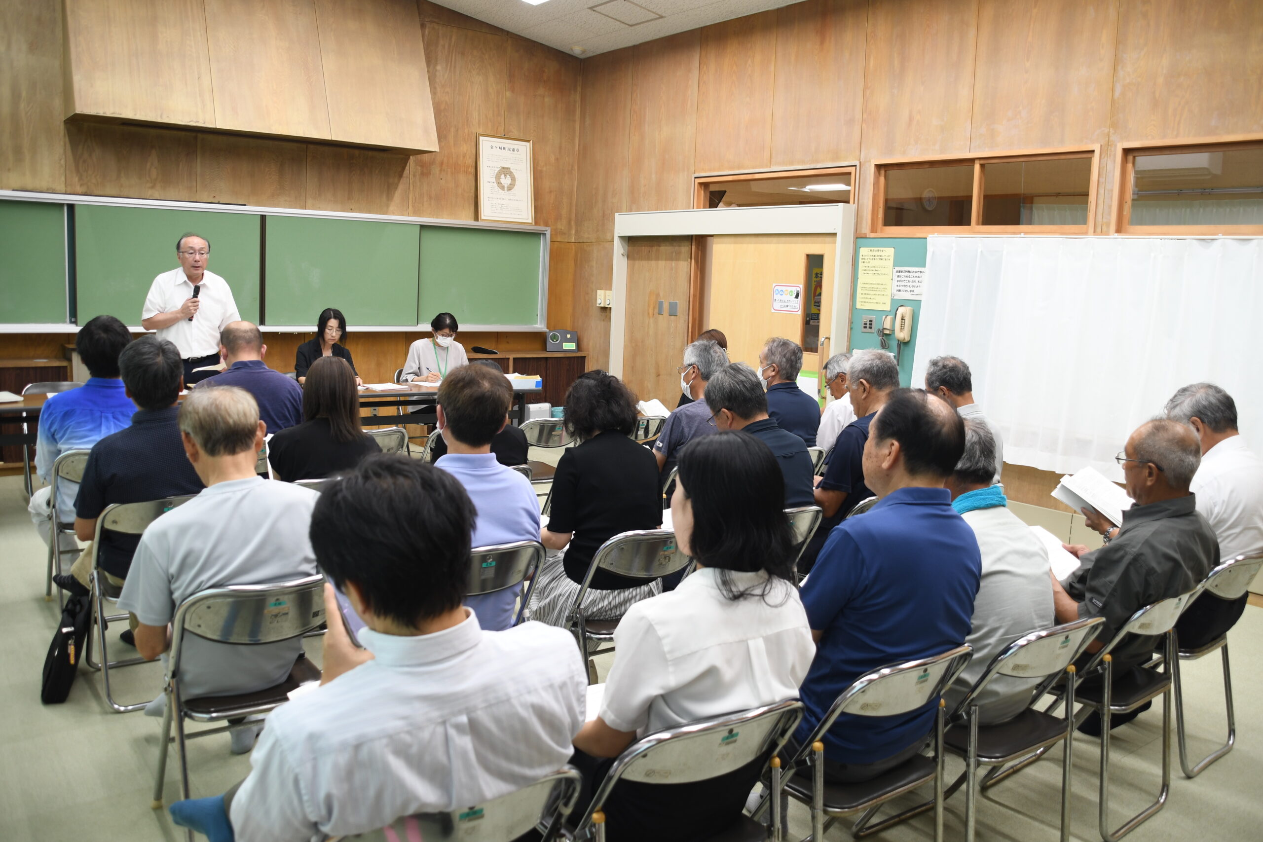 金ケ崎・六原幼稚園の閉園方針巡り地域説明会
