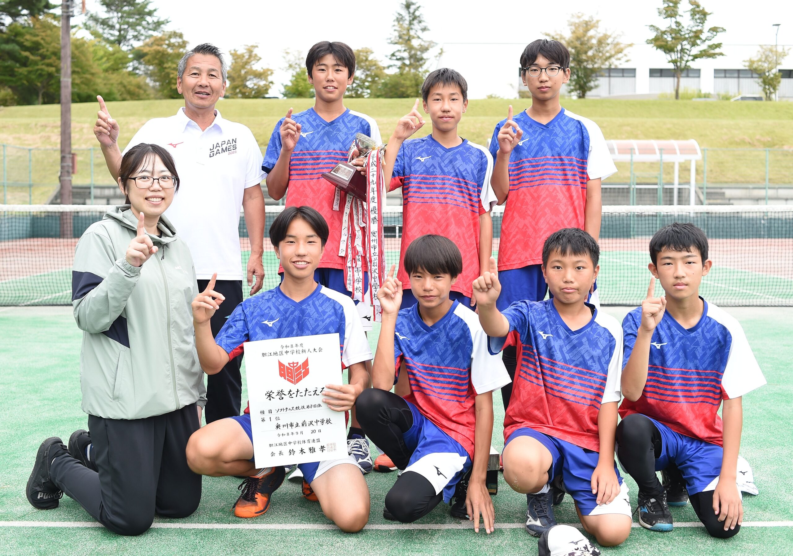 胆江地区中学校新人大会　グラフ（その2）