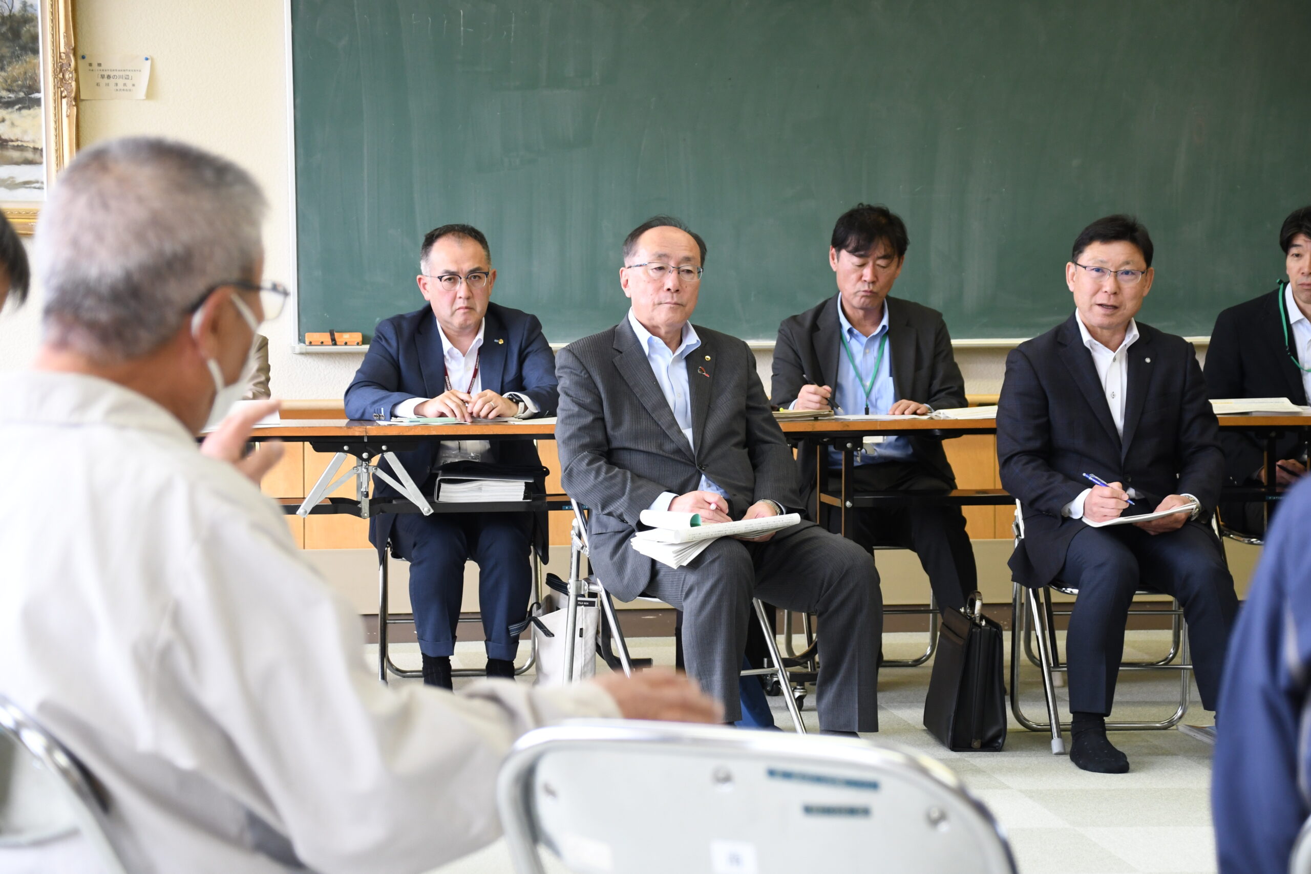まちづくりへ町民と車座で（金ケ崎町・意見交換会スタート）