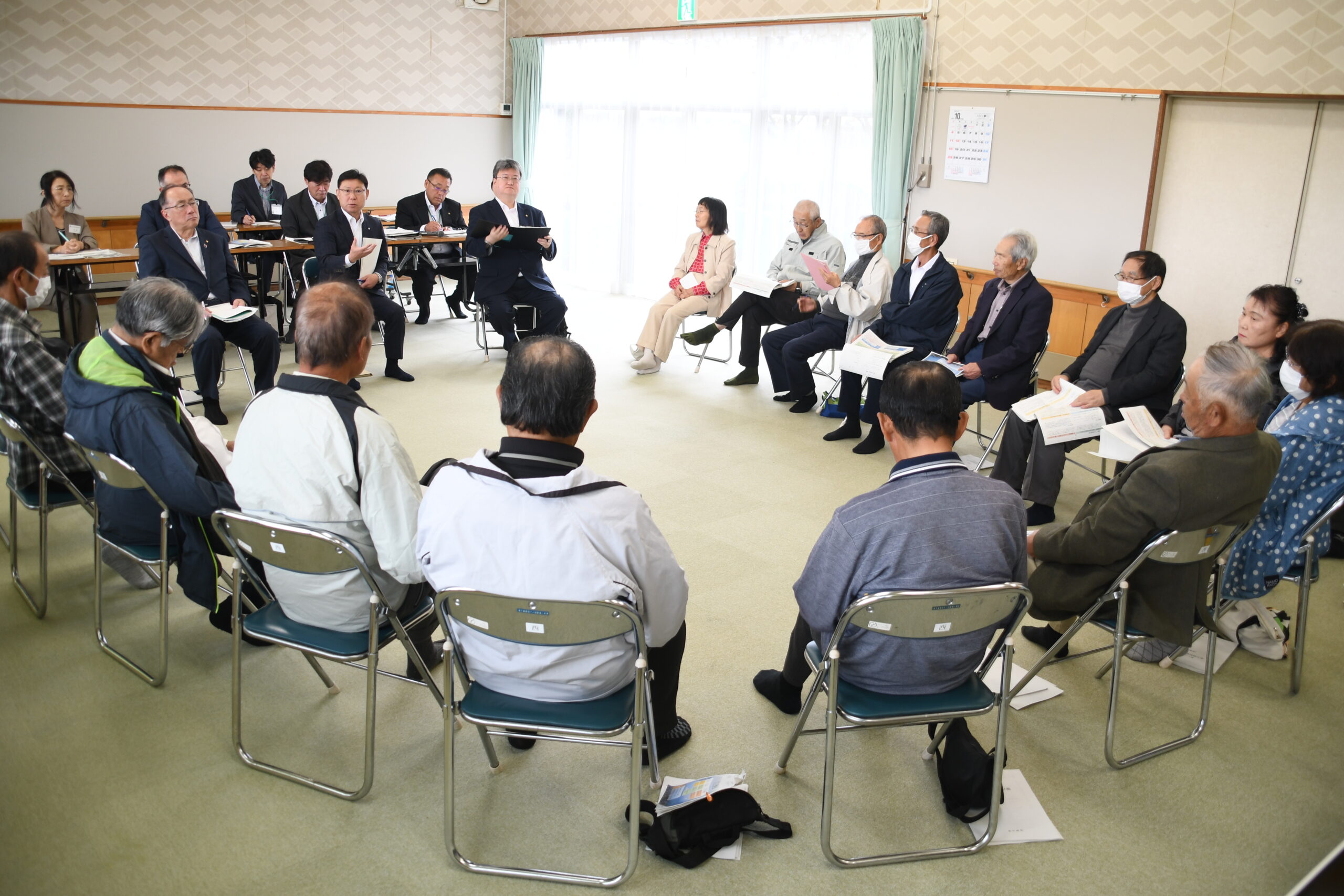 車座で地域課題語らう 金ケ崎町 意見交換会が終了