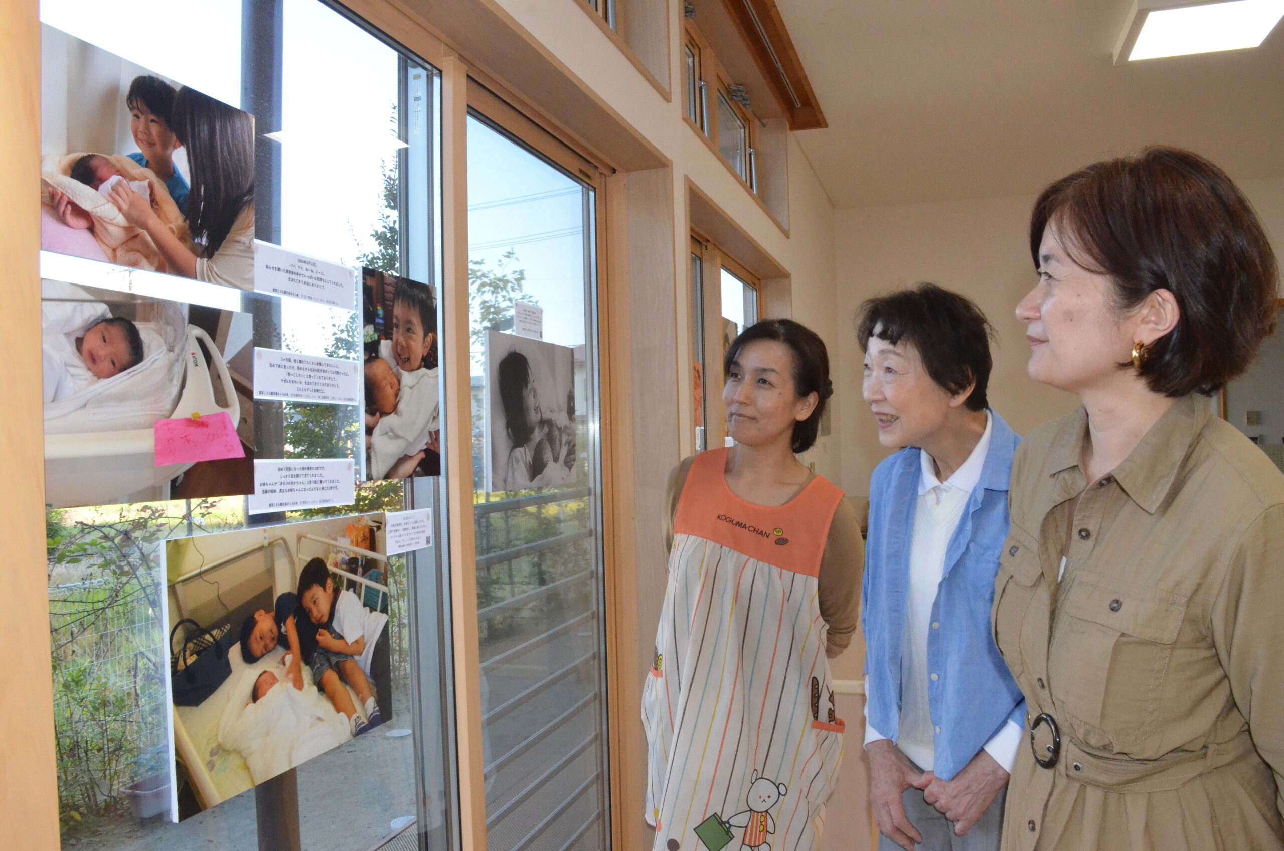 思い出共有　温かな時間に  県内初開催 「１００人のお産展」（水沢）